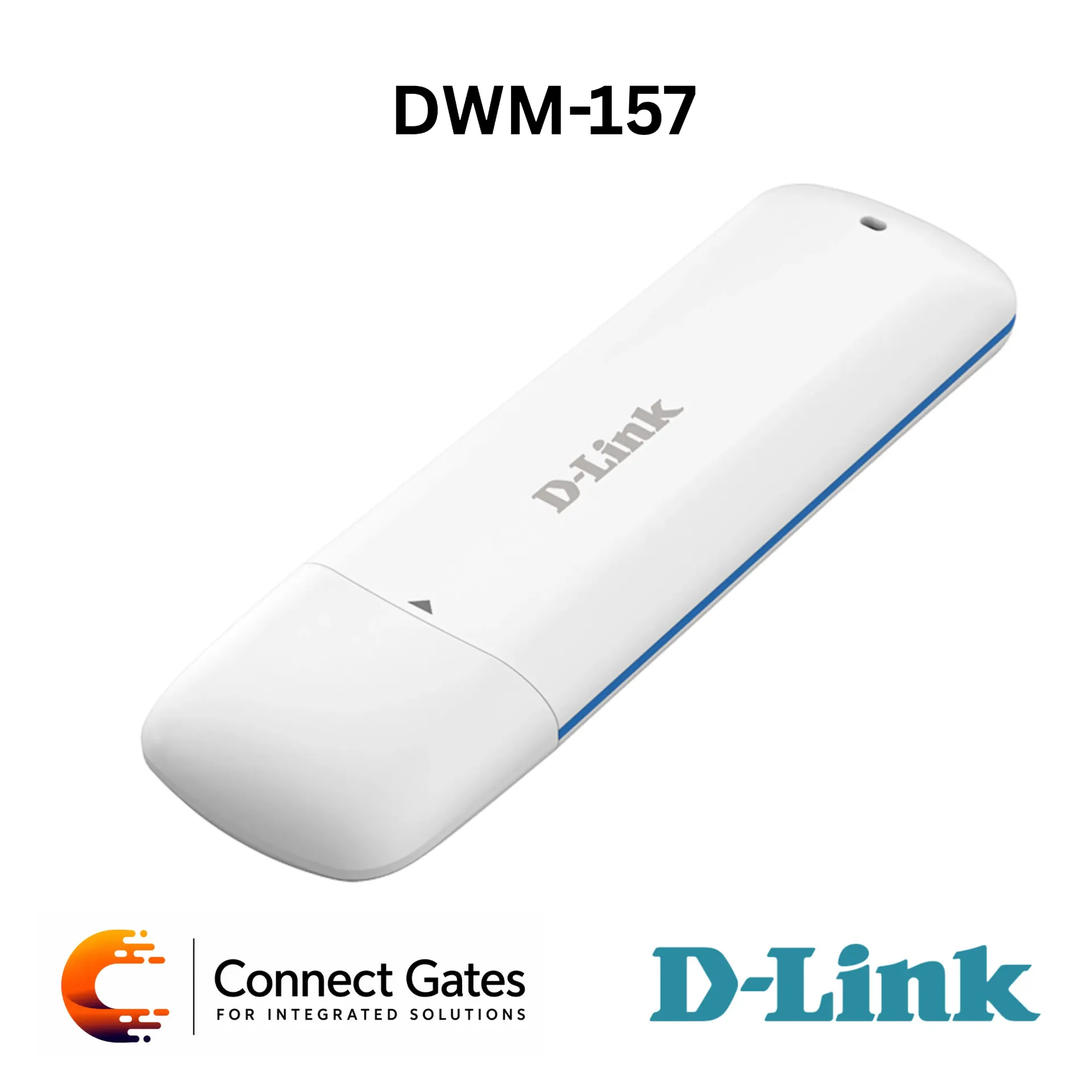 D-Link DWM-157 – HSPA+ USB Adapter with 21.6Mbps Download, 5.76Mbps Upload, USIM Slot, microSD Reader, SMS Manager & Plug-and-Play Installation