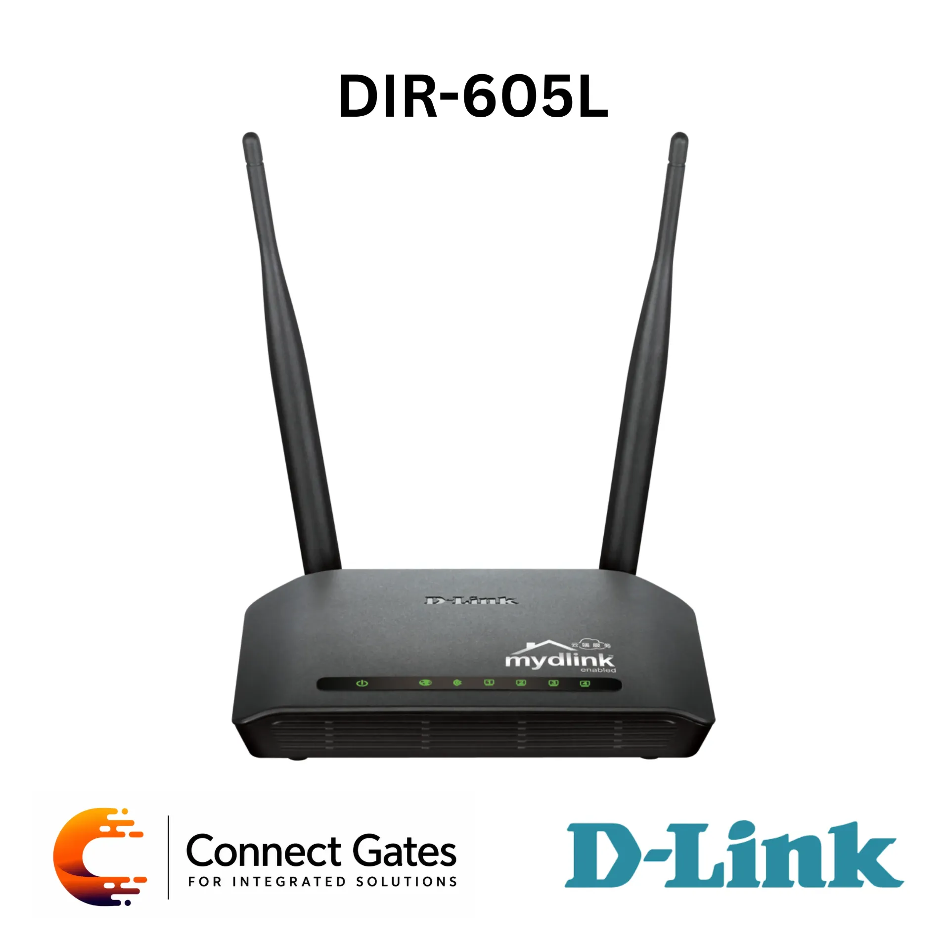 [DIR-605L] D-Link DIR-605L – Wireless N300 Cloud Router with 4 Fast Ethernet Ports, mydlink Remote Monitoring & Dual 5dBi Antennas