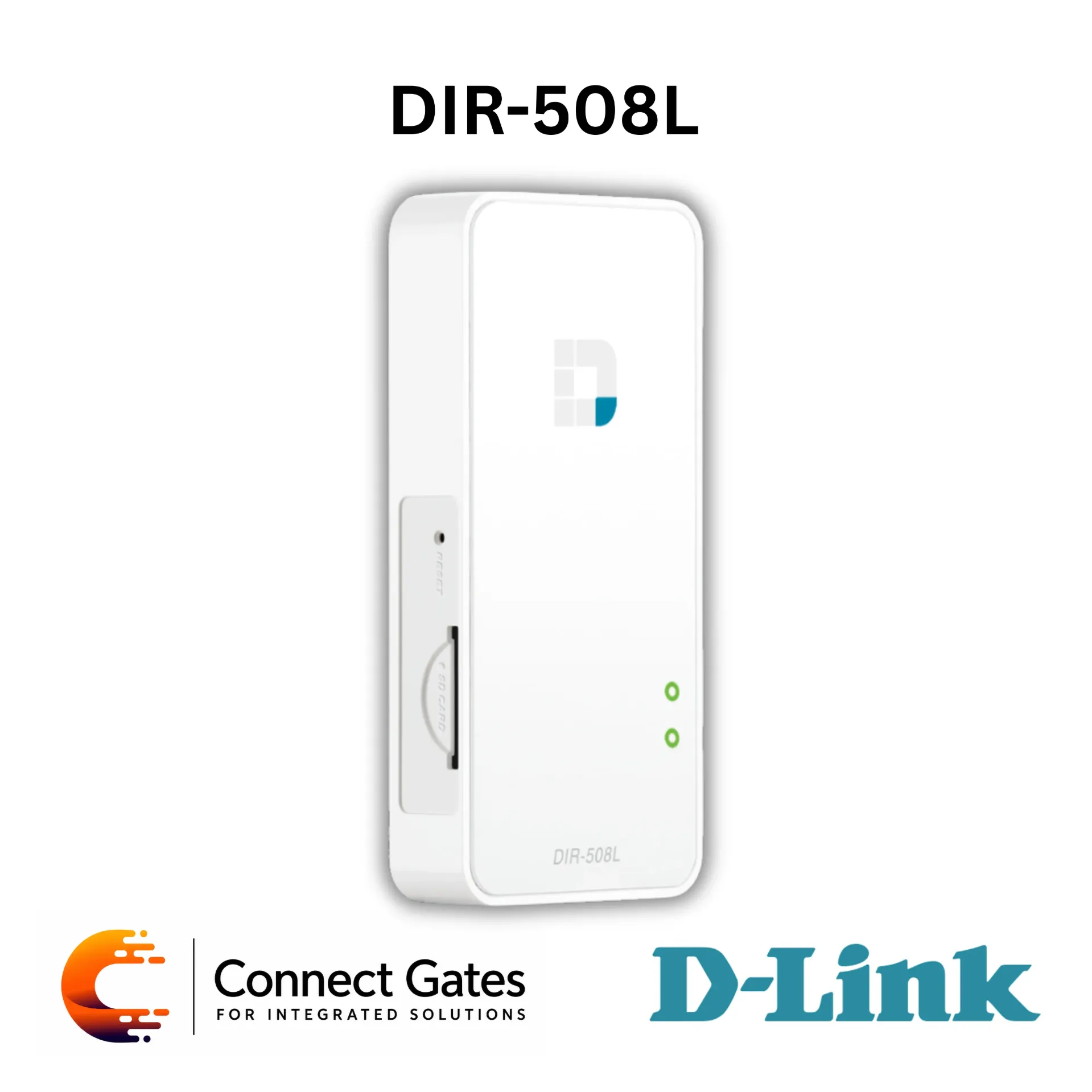 D-Link DIR-508L – Wireless N300 SharePort Go II Portable Router and Charger with 3G/4G Sharing, SD Card Slot & 4000mAh Battery