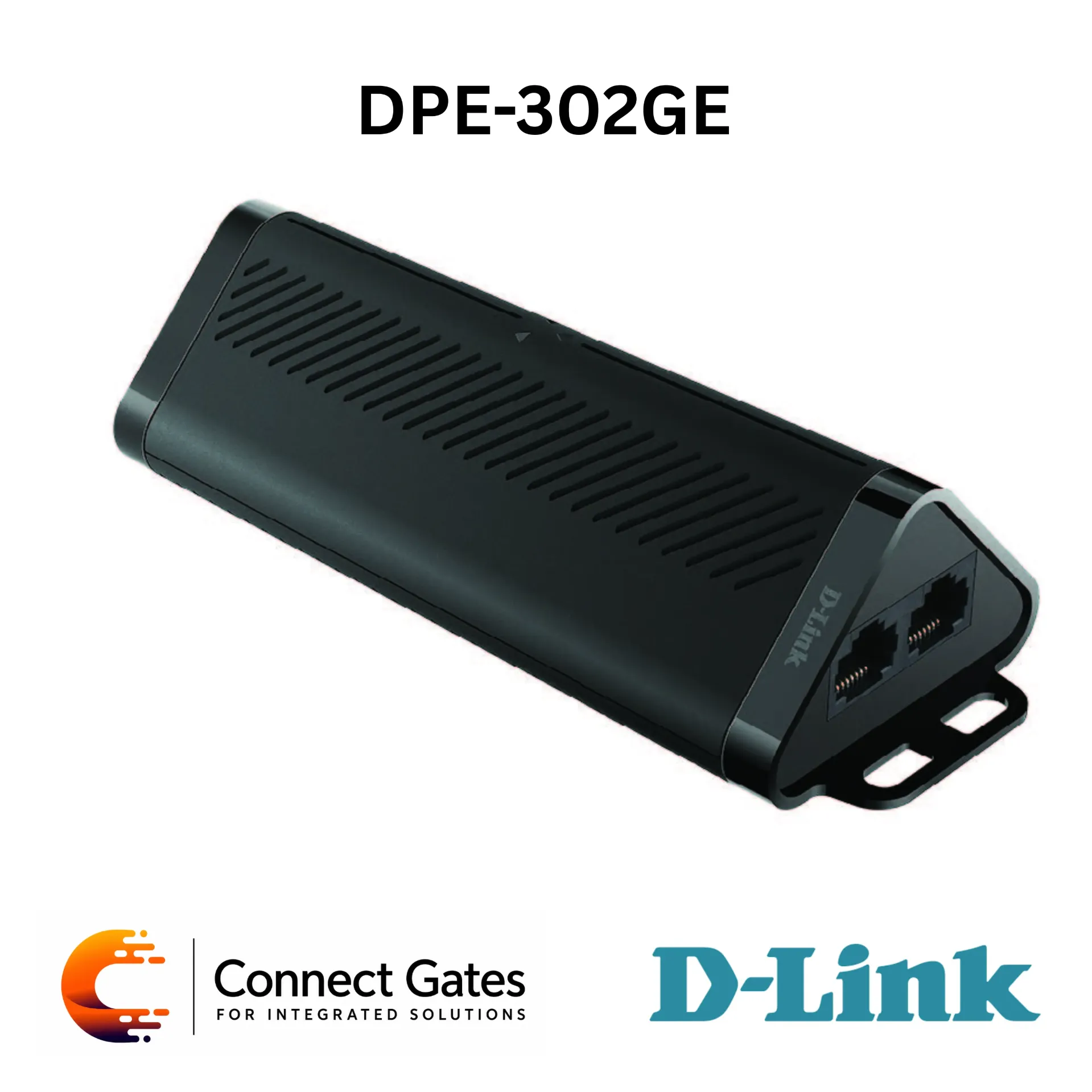[DPE-302GE] D-Link DPE-302GE – 2-Port Gigabit PoE Extender with 1 PoE Input, 2 PoE Outputs, 500m Extension, 802.3af/at PoE+ & Gigabit RJ45 Ports