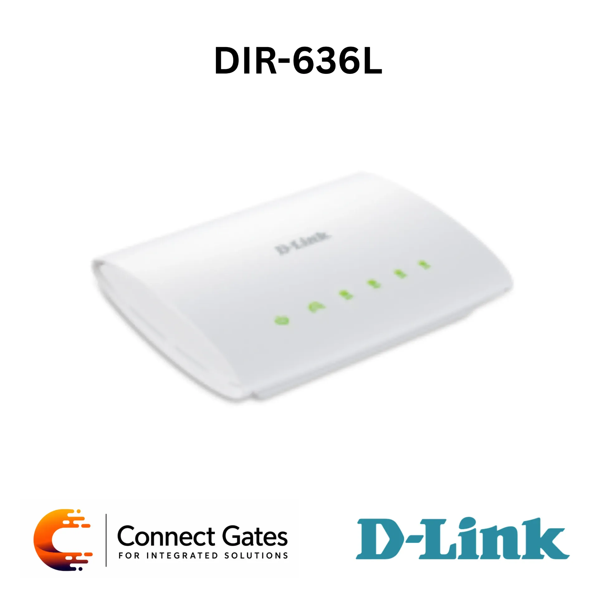 D-Link DIR-636L – Wireless N300 Gigabit Cloud Router with 4 Gigabit LAN Ports, USB 2.0, mydlink Cloud & External Power Amplifier