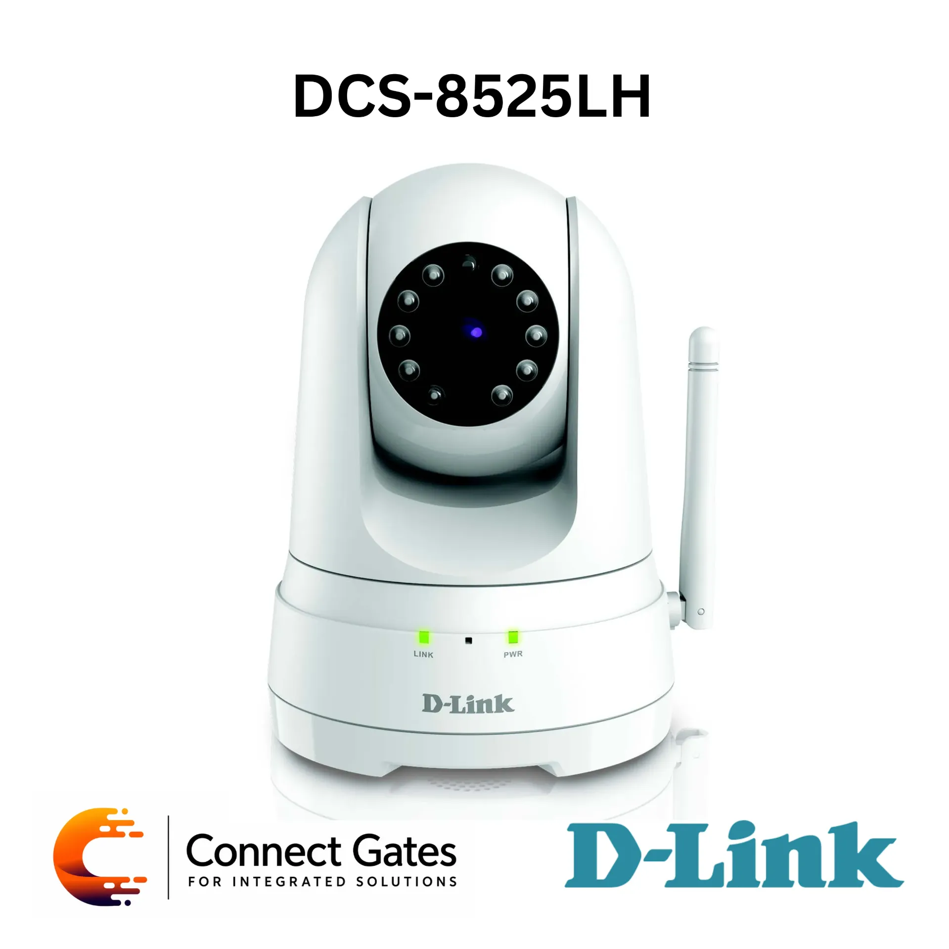 D-Link DCS-8525LH – Full HD Pan & Tilt Wi-Fi Day/Night Camera with 1080p Video, Two-Way Audio, microSD & Cloud Recording