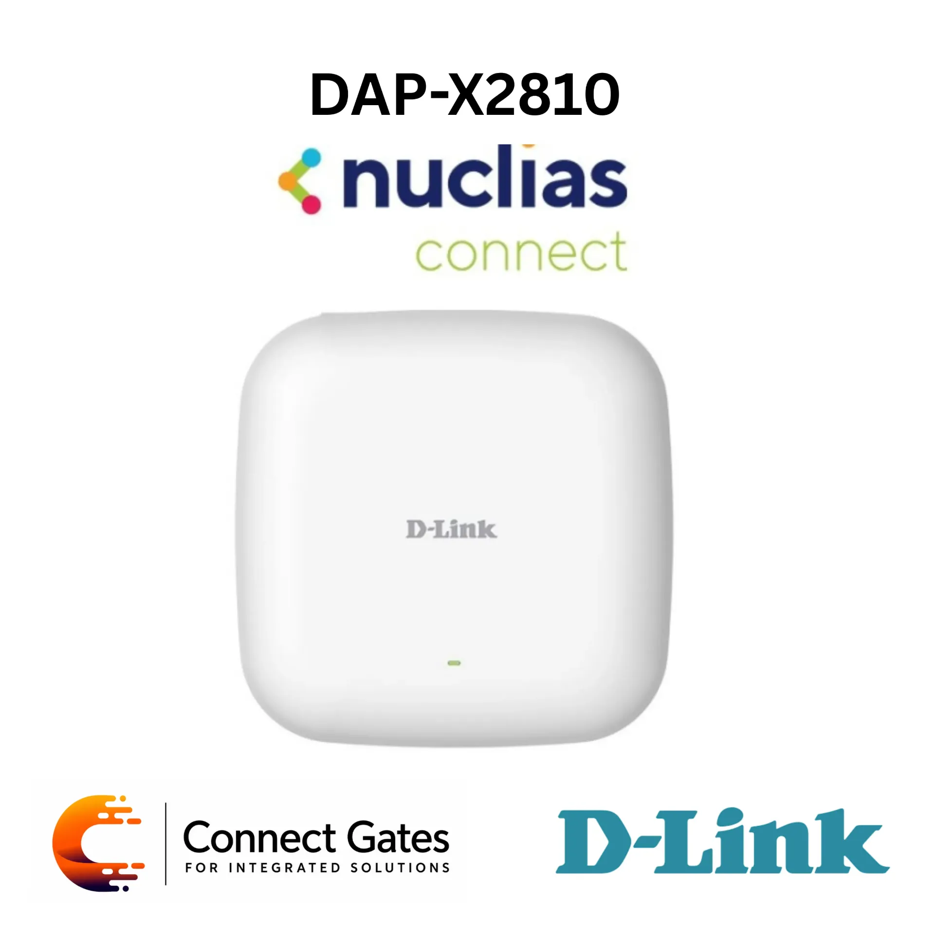 [DAP-X2810] D-Link DAP-X2810 – Nuclias Connect AX1800 Wi-Fi 6 Access Point with PoE, Gigabit LAN, WPA3, MU-MIMO, Captive Portal & Centralized Management