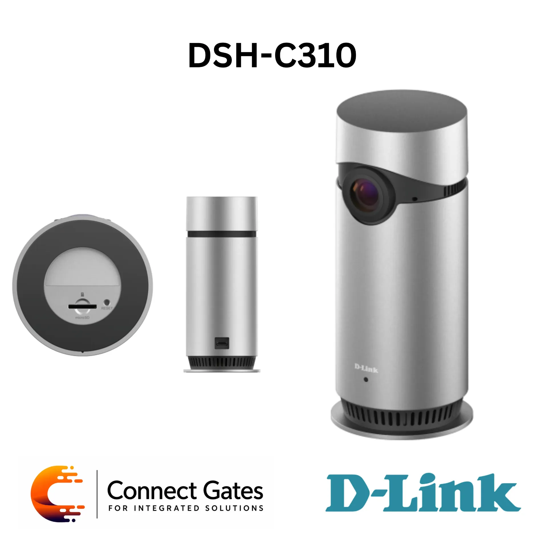 [Omna 180] D-Link Omna 180 Cam HD – Full HD 180° HomeKit Wi-Fi Camera with 1080p Video, Night Vision, Two-Way Audio & Local microSD Recording