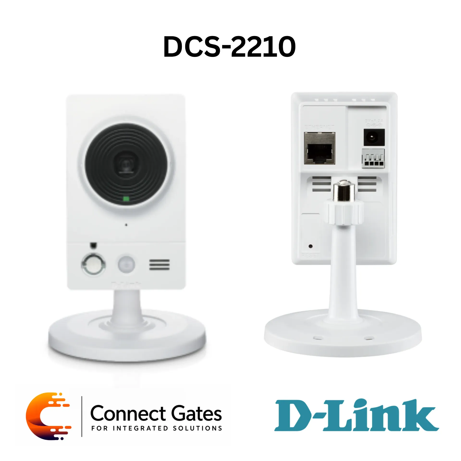 [DCS-2210] D-Link DCS-2210 – Full HD Cube PoE Network Camera with 2MP Sensor, Night Vision, PIR, Two-Way Audio, microSD & ONVIF