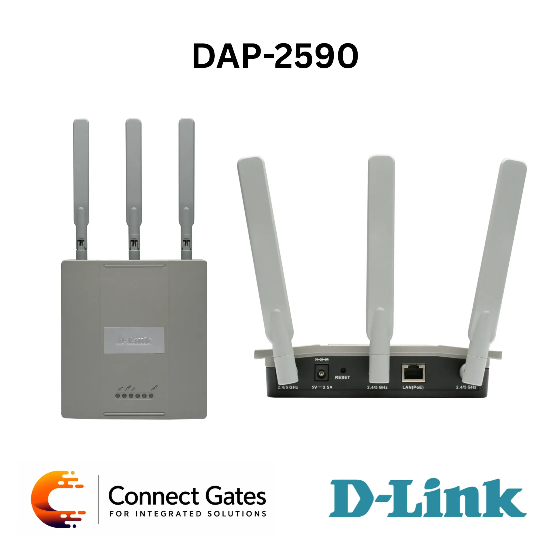[DAP-2590] D-Link DAP-2590 – AirPremier N Dual Band PoE Access Point with Plenum-Rated Chassis, 300Mbps Wi-Fi, 802.3af PoE, WDS & Business-Class Security