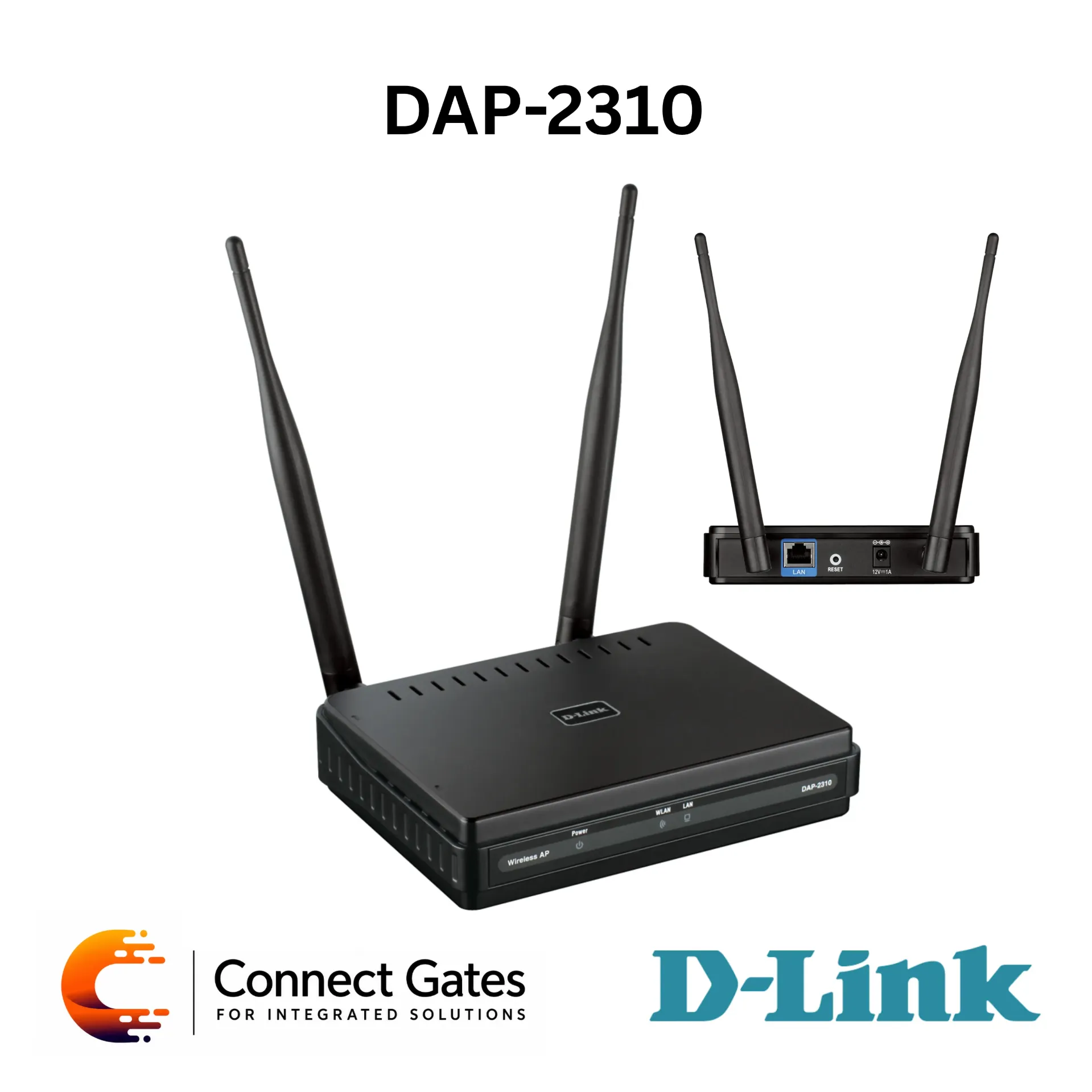 [DAP-2310] D-Link DAP-2310 – AirPremier N Access Point with 300Mbps 2.4GHz Wi-Fi, Gigabit LAN, 802.3af PoE, Captive Portal, WDS & Business-Class Security