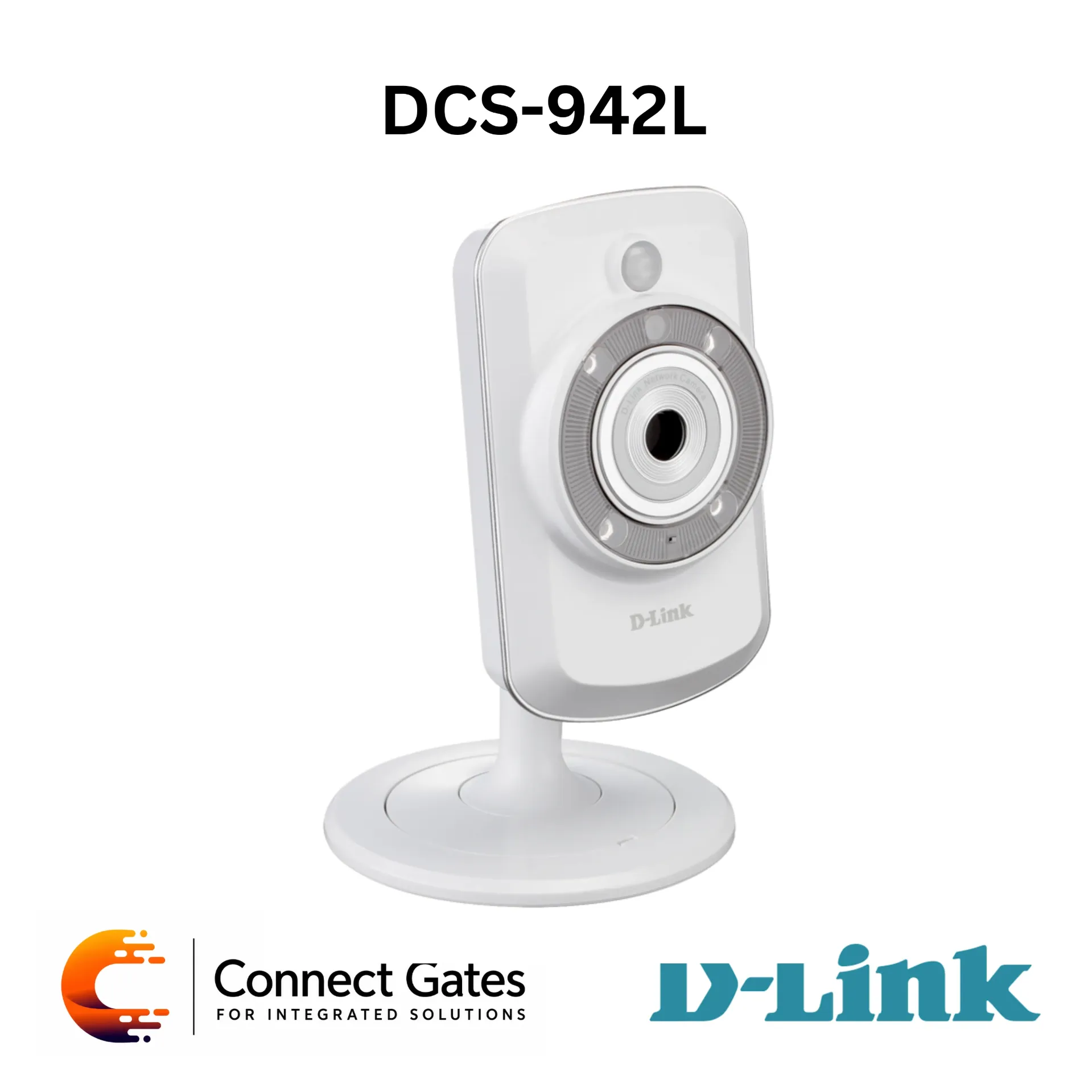 [DCS-942L] D-Link DCS-942L – Enhanced Wireless N IR Network Camera with Night Vision, PIR Sensor, Two-Way Audio, microSD & mydlink Cloud