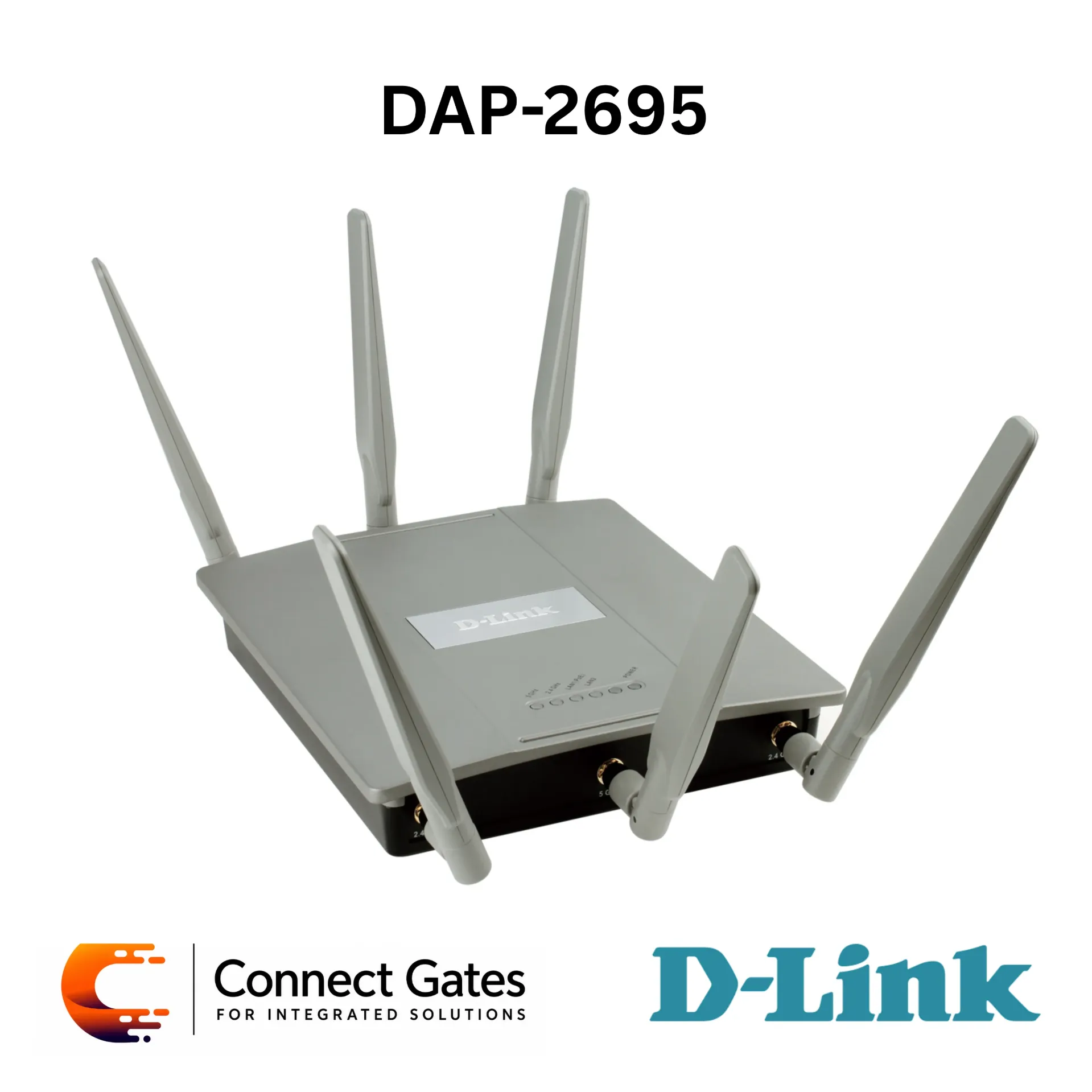 [DAP-2695] D-Link DAP-2695 – AirPremier AC1750 Concurrent Dual Band PoE Access Point with 802.3at PoE, Dual Gigabit LAN, 6 Detachable Antennas, WDS & Business-Class Security