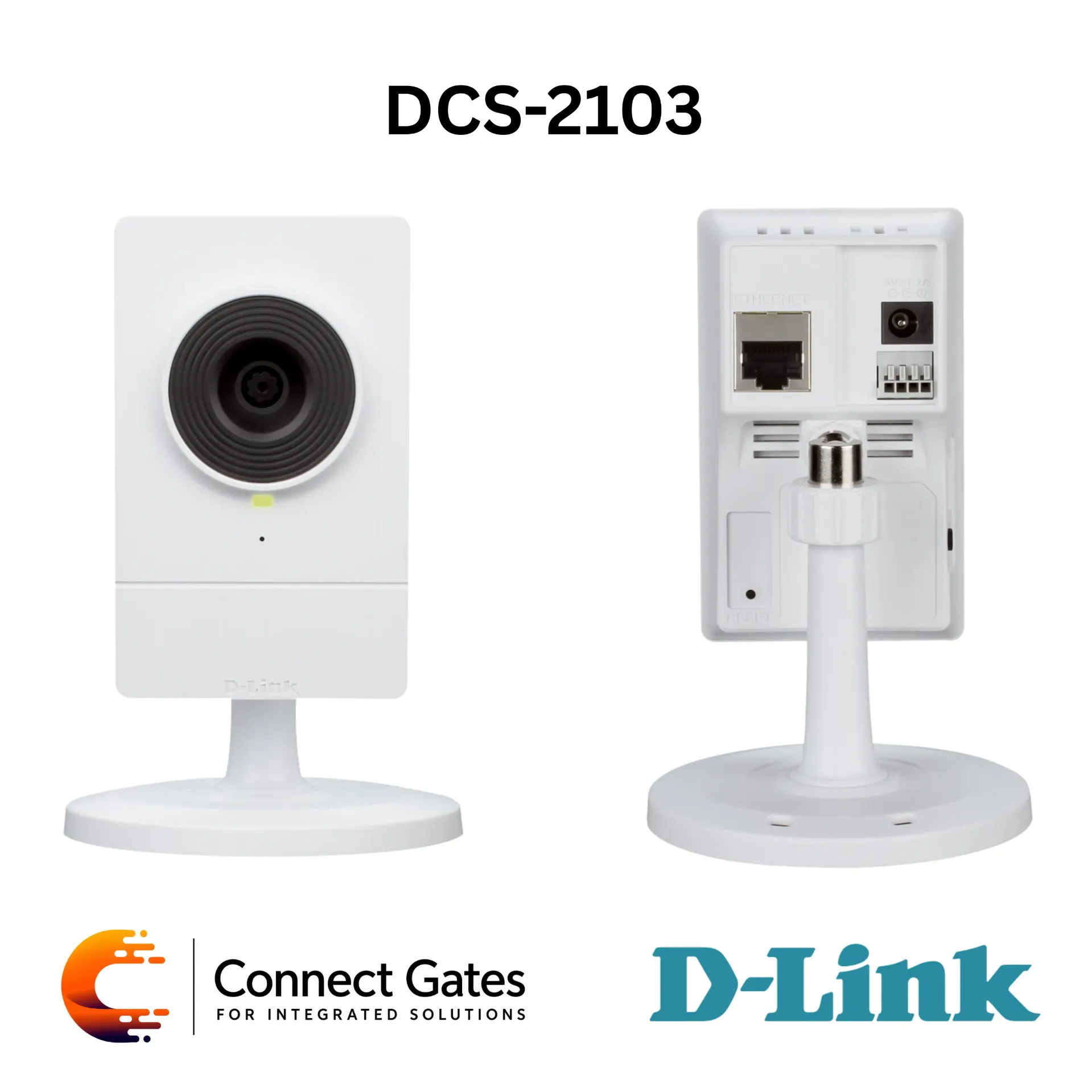 [DCS-2103] D-Link DCS-2103 – HD Cube Network Camera with 1MP CMOS, H.264/MPEG-4/MJPEG, DI/DO, microSD & ONVIF