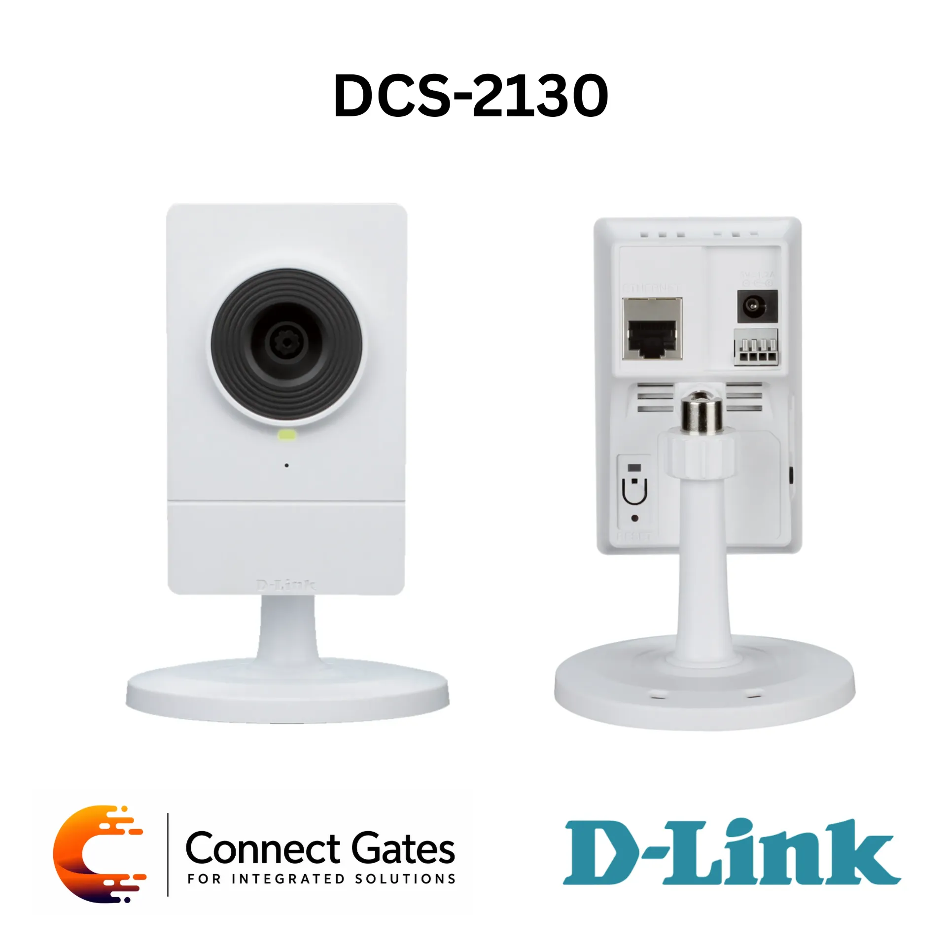 [DCS-2130] D-Link DCS-2130 – HD Cube Wireless N Network Camera with 1MP Sensor, Two-Way Audio, microSD, DI/DO & ONVIF