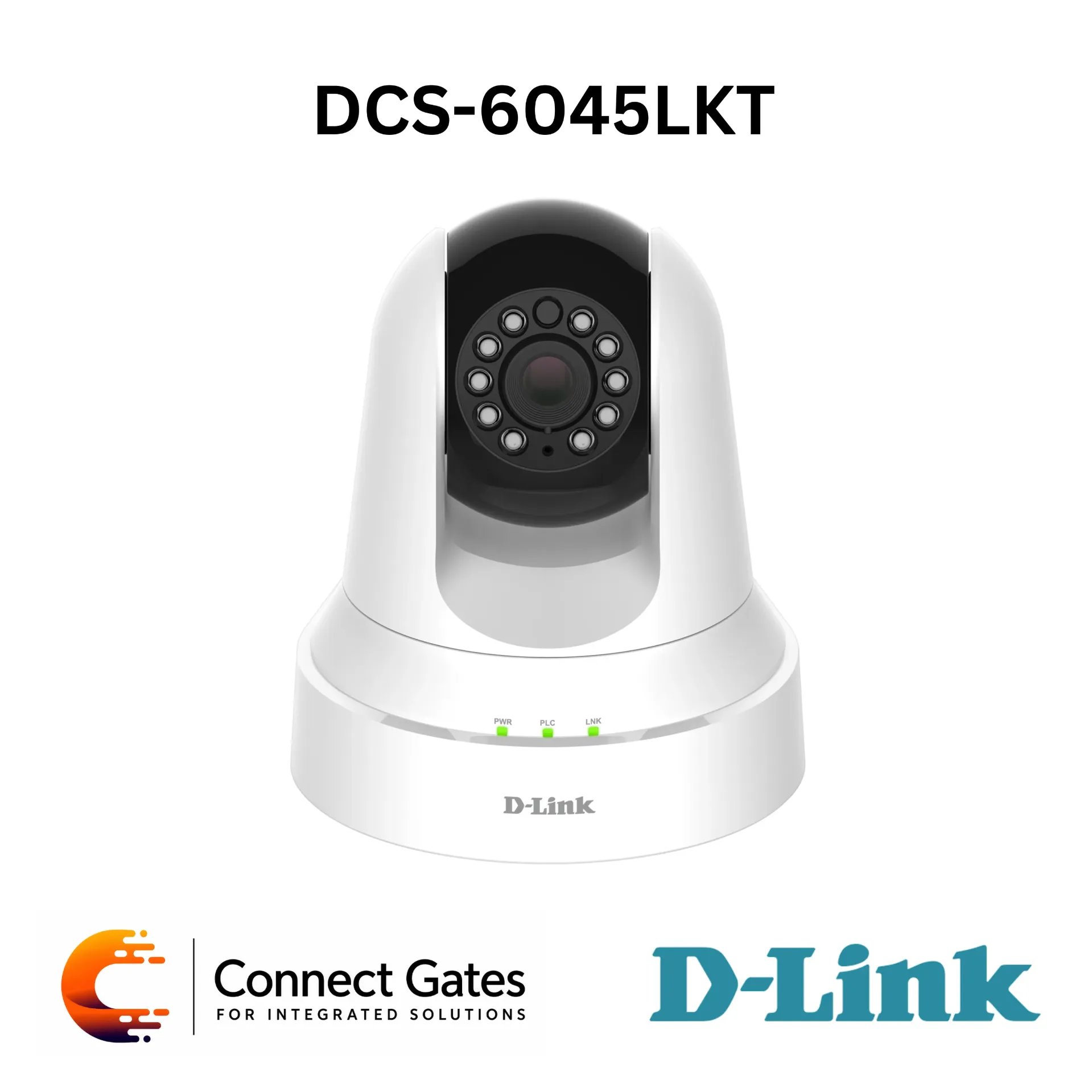 [DCS-6045LKT] D-Link DCS-6045LKT – PowerLine HD Day/Night Cloud Camera Kit with 720p Video, Night Vision, Motion/Sound Detection, microSD & mydlink