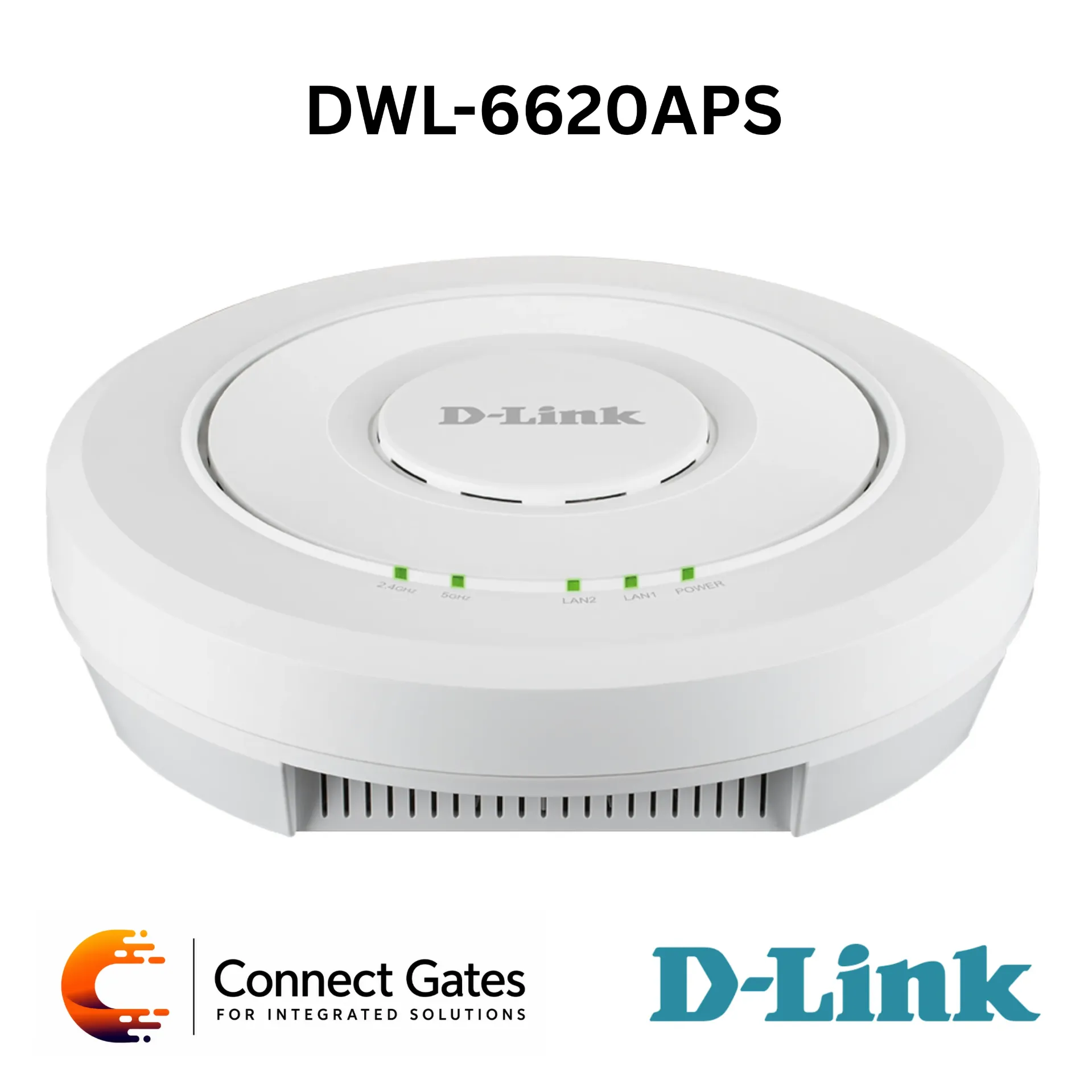 [DWL-6620APS] D-Link DWL-6620APS – Dual-Band 802.11n/ac Wave 2 Unified Wireless Access Point with AC1267 Wi-Fi, Smart Antenna, 2×2 MU-MIMO, Dual Gigabit LAN, Static Link Aggregation & 802.3at PoE