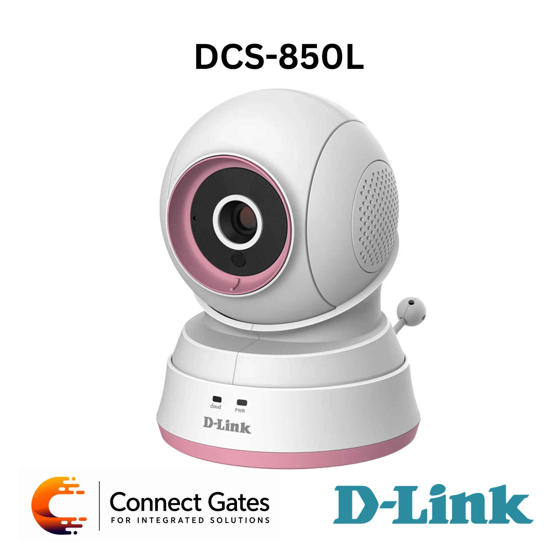D-Link DCS-850L – Wi-Fi Baby Camera with VGA Video, Pan/Tilt, Night Vision, Temperature Monitoring, Two-Way Audio & Lullabies