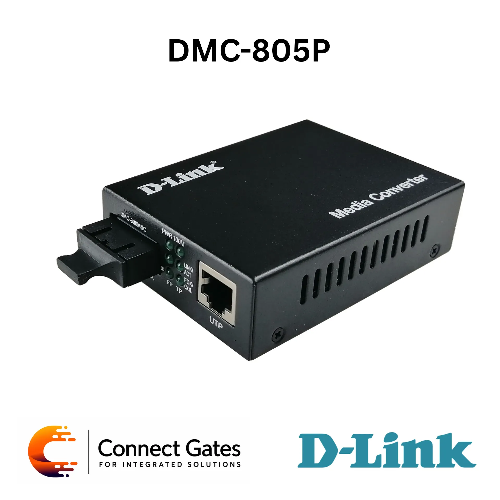 [DMC-805P] D-Link DMC-805P – Gigabit PoE Media Converter with 10/100/1000BASE-T RJ-45 PoE Port & 1000BASE-SX/LX SFP Slot