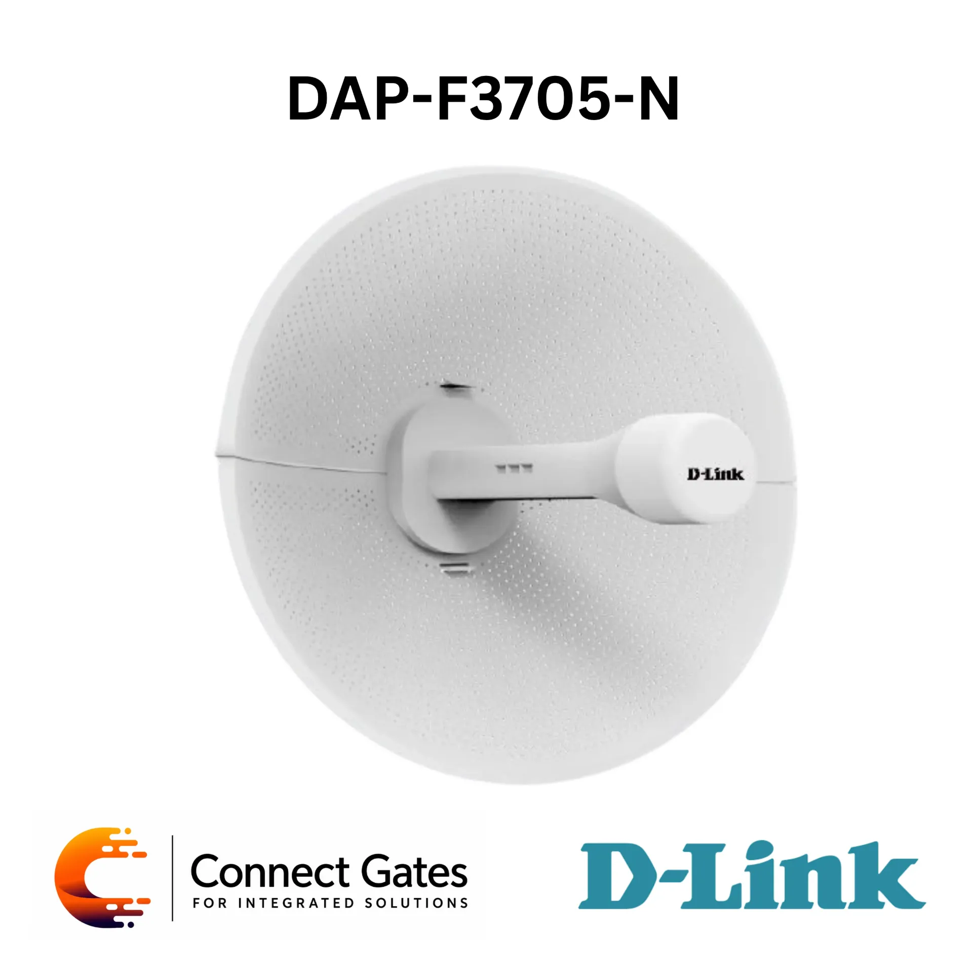 D-Link DAP-F3705-N – 802.11a/n Outdoor Wireless Bridge with 300Mbps 5GHz, 23dBi Directional Antenna, TDMA+, VTrans, IP66 Housing, Passive PoE & Up to 10km PTP Transmission