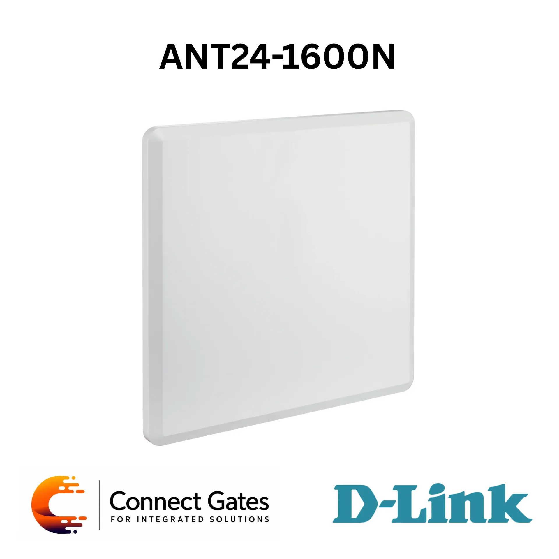 D-Link ANT24-1600N – 2.4GHz Dual-Polarization Directional Antenna with 16–17dBi Gain, N Jack Connectors, IP67 Waterproof Housing, DC Ground Lightning Protection & Pole / Wall Mount