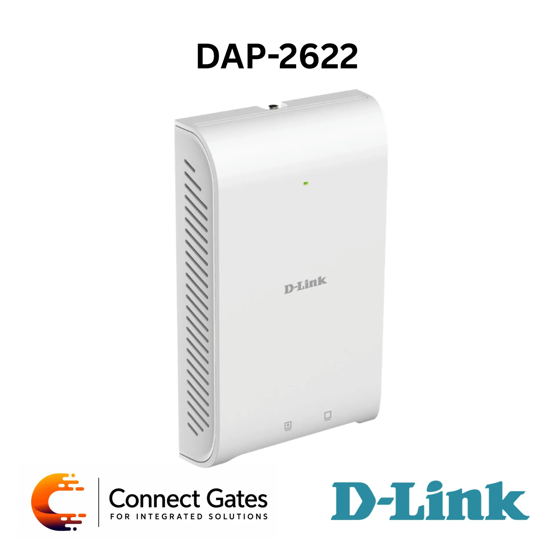 D-Link DAP-2622 – Nuclias Connect AC1200 Wave 2 Wall-Plated Access Point with Gigabit PoE Uplink, PoE Out, 3 LAN Ports, Captive Portal & Nuclias Connect Management