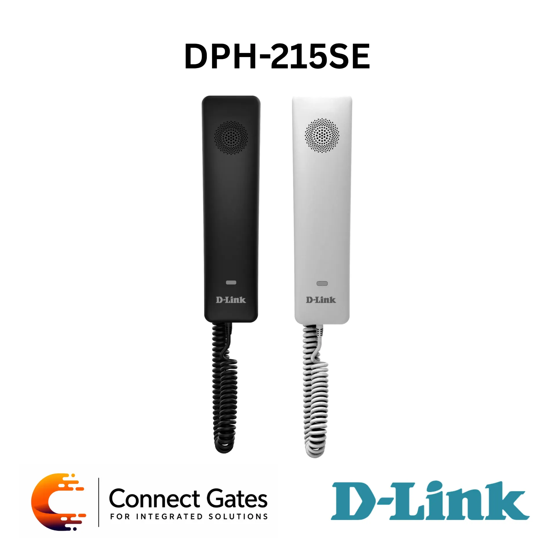 [DPH-215SE] D-Link DPH-215SE – Compact SIP IP Phone with 2 SIP Lines, PoE, HD Voice, Hands-Free Mode & Wall-Mount Design