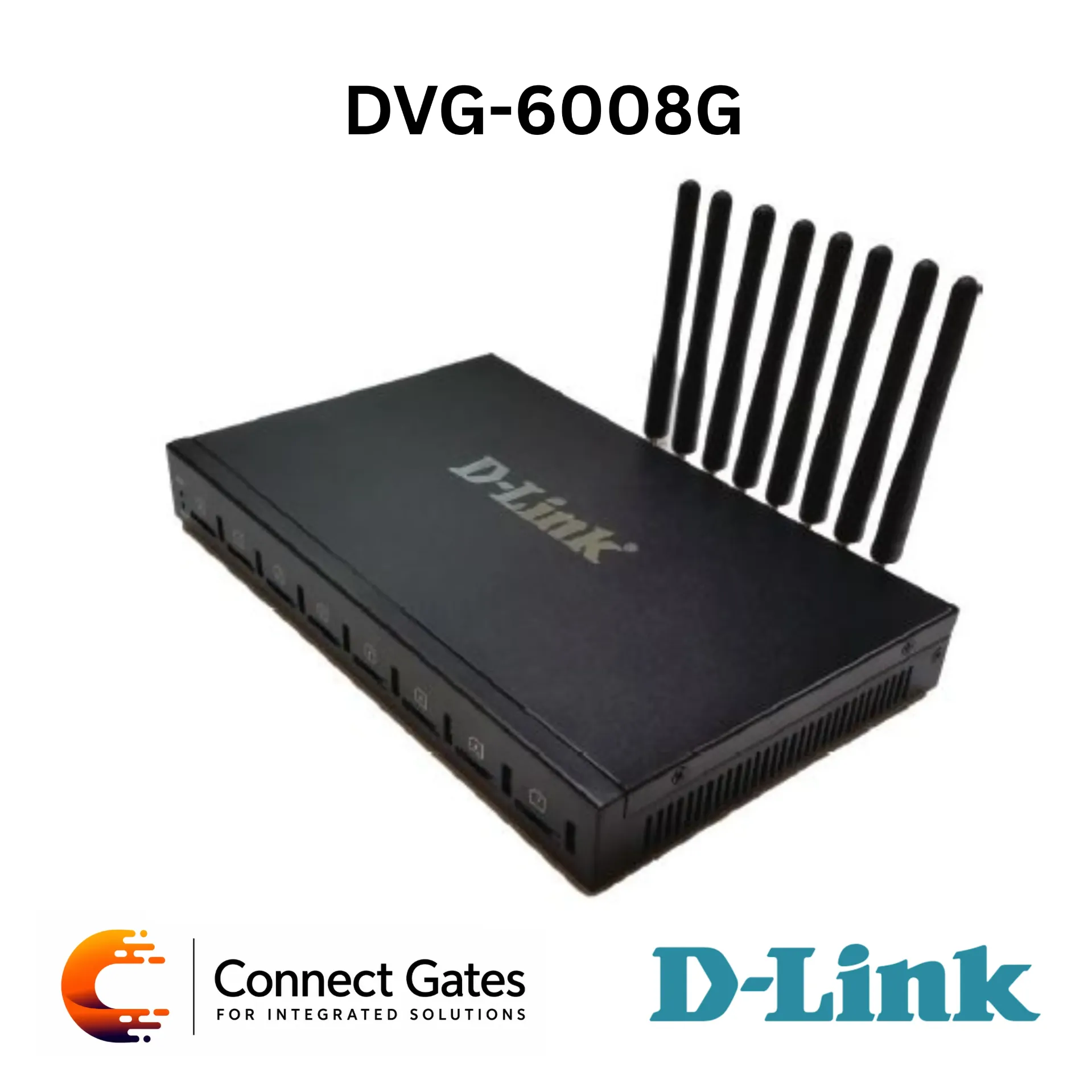 [DVG-6008G] D-Link DVG-6008G – 8-Channel GSM/CDMA VoIP Gateway with SIP Trunk, SMS/USSD, Remote SIM Management & Dual LAN Ports