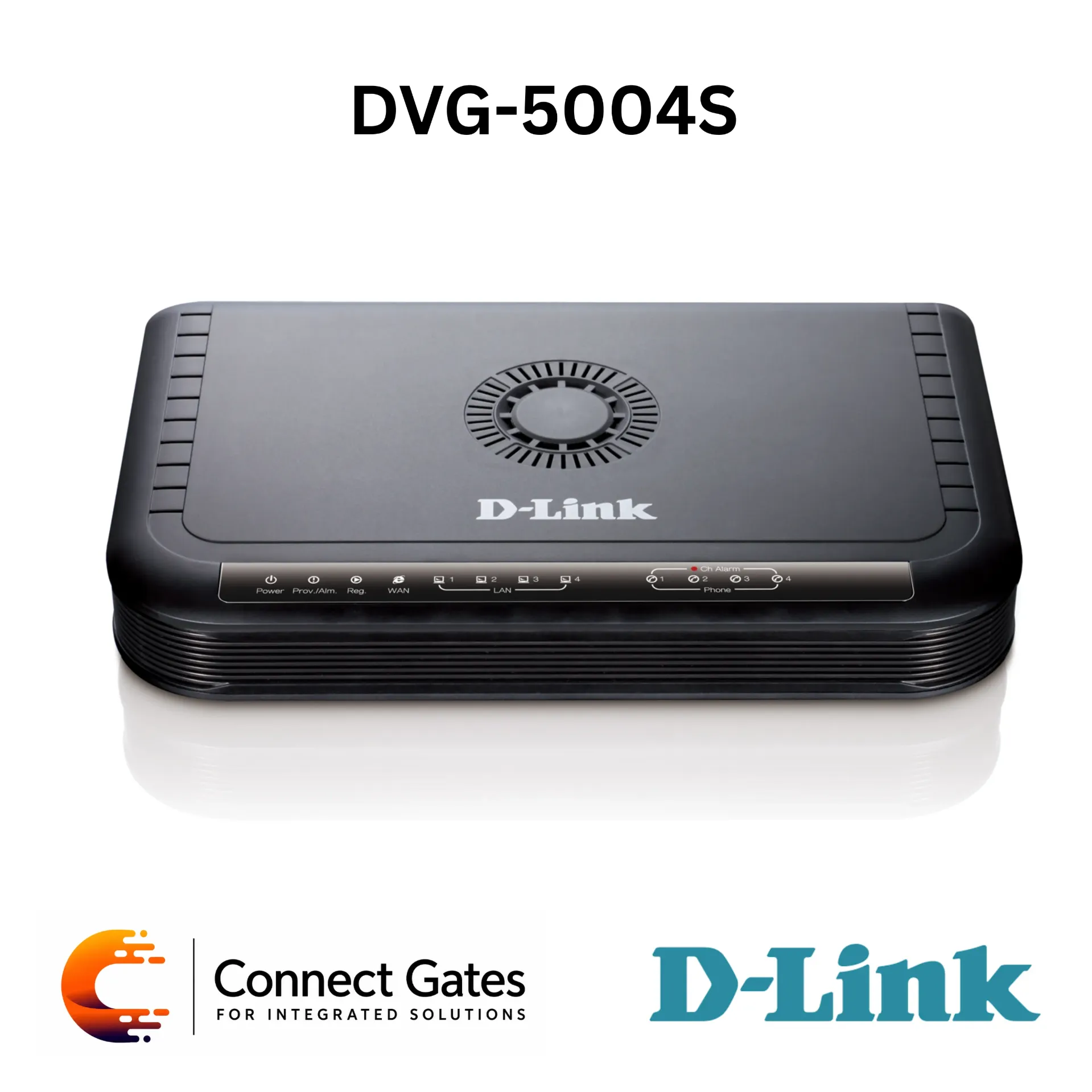 [DVG-5004S] D-Link DVG-5004S – 4-Port FXS VoIP Station Gateway with SIP, IPv4/IPv6, VLAN, Firewall, T.38 Fax & Auto Provisioning