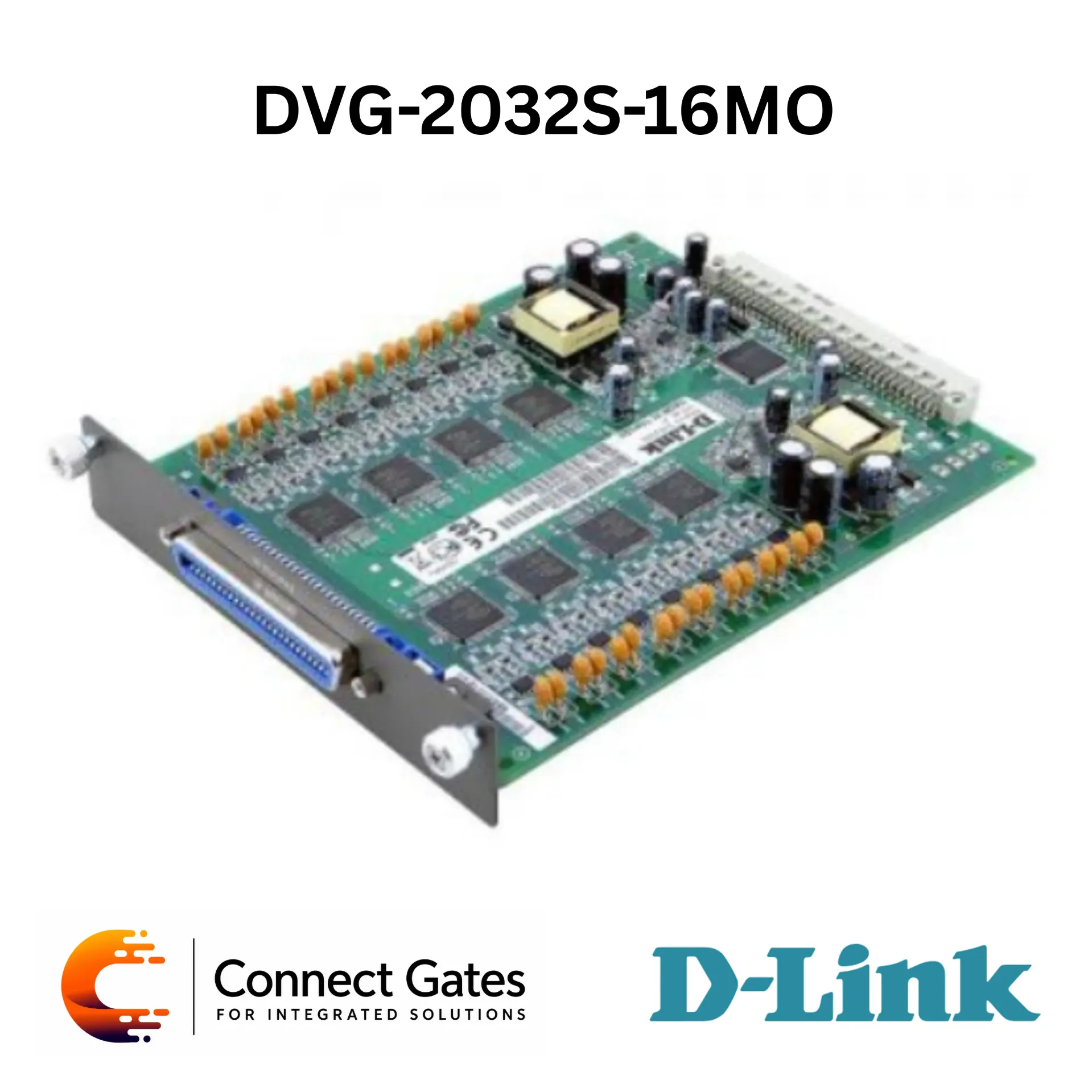 [DVG-2032S-16MO] D-Link DVG-2032S-16MO – 16-Port FXS SIP Expansion Module for DVG-2032S VoIP Station Gateway