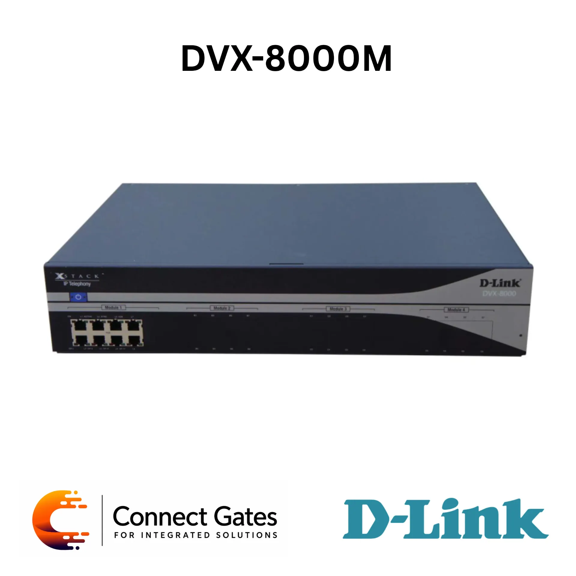 D-Link DVX-8000M – EasyVOIZ 5 IP PBX System with Extensions, SIP/IAX Trunks, Call Center, IVR, Voicemail, Security & Web Management