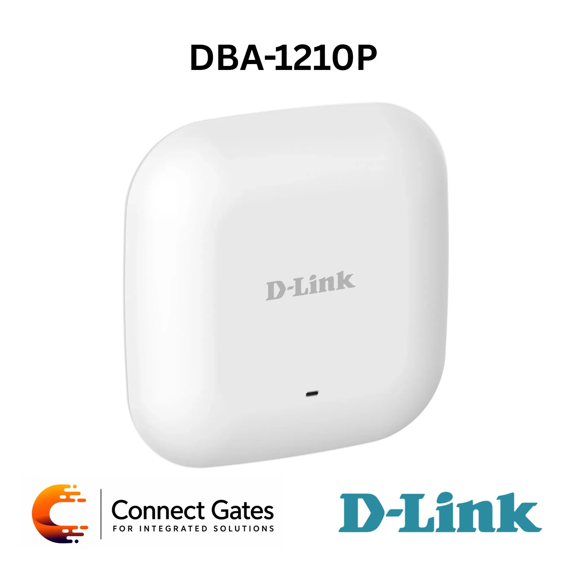 D-Link DBA-1210P – Nuclias Cloud-Managed AC1300 Wave 2 Indoor Access Point with MU-MIMO, Gigabit PoE, WPA3 & Captive Portal