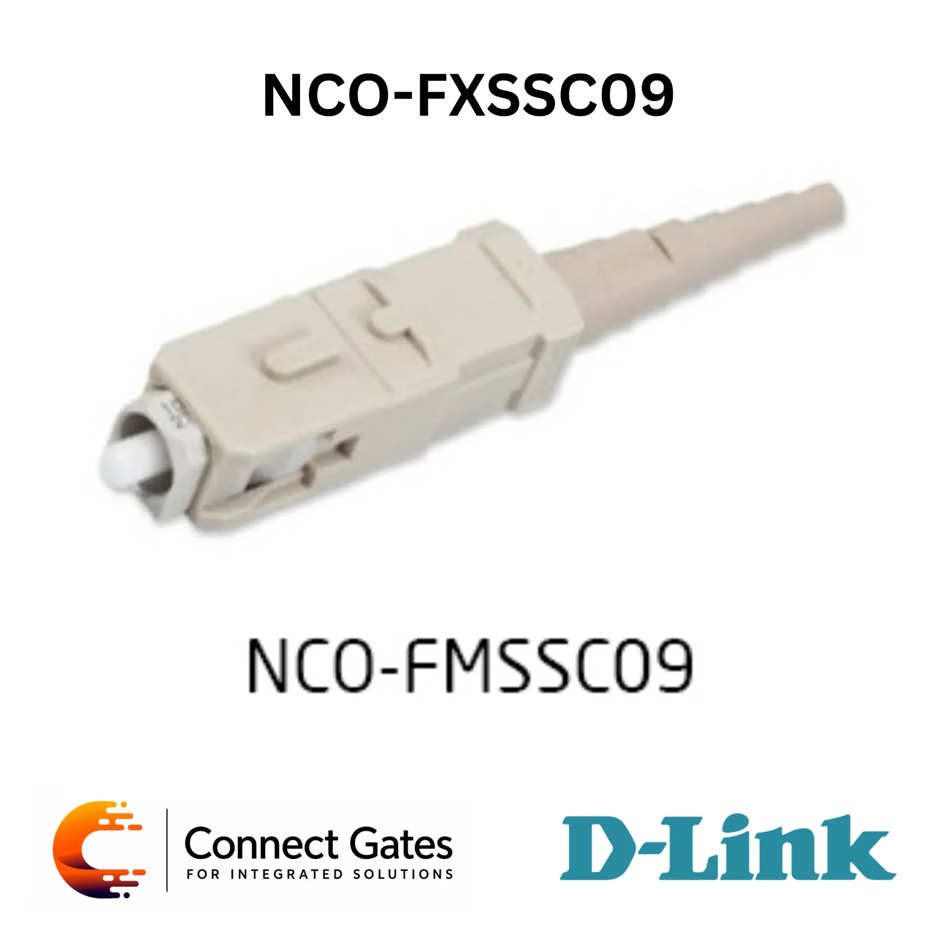 [NCO-FXSSC09] D-Link NCO-FXSSC09 – SC Simplex Fiber Optic Connector with 2.5mm Ceramic Ferrule, 900µm / 3mm Boot & Duplex Clip Support