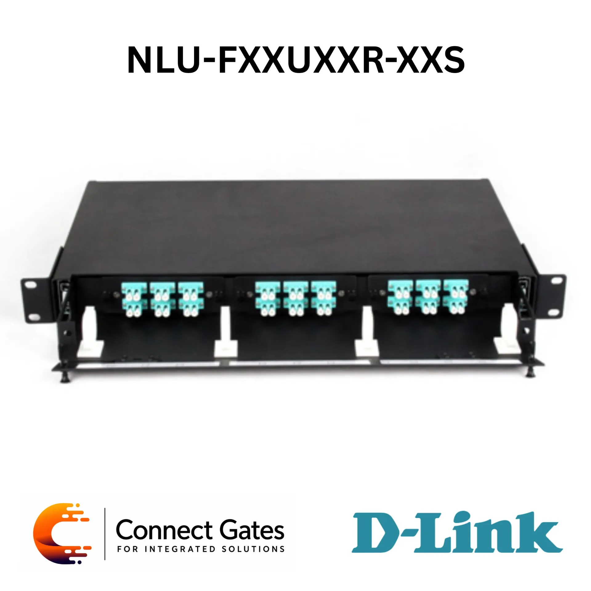 [NLU-FXXUXXR-XXS] D-Link NLU-FXXUXXR-XXS – Sliding Fiber Patch Panel with 19” Rack Mount, 1U Steel Housing, Loaded/Unloaded Options & LC/SC/ST/FC Termination Support