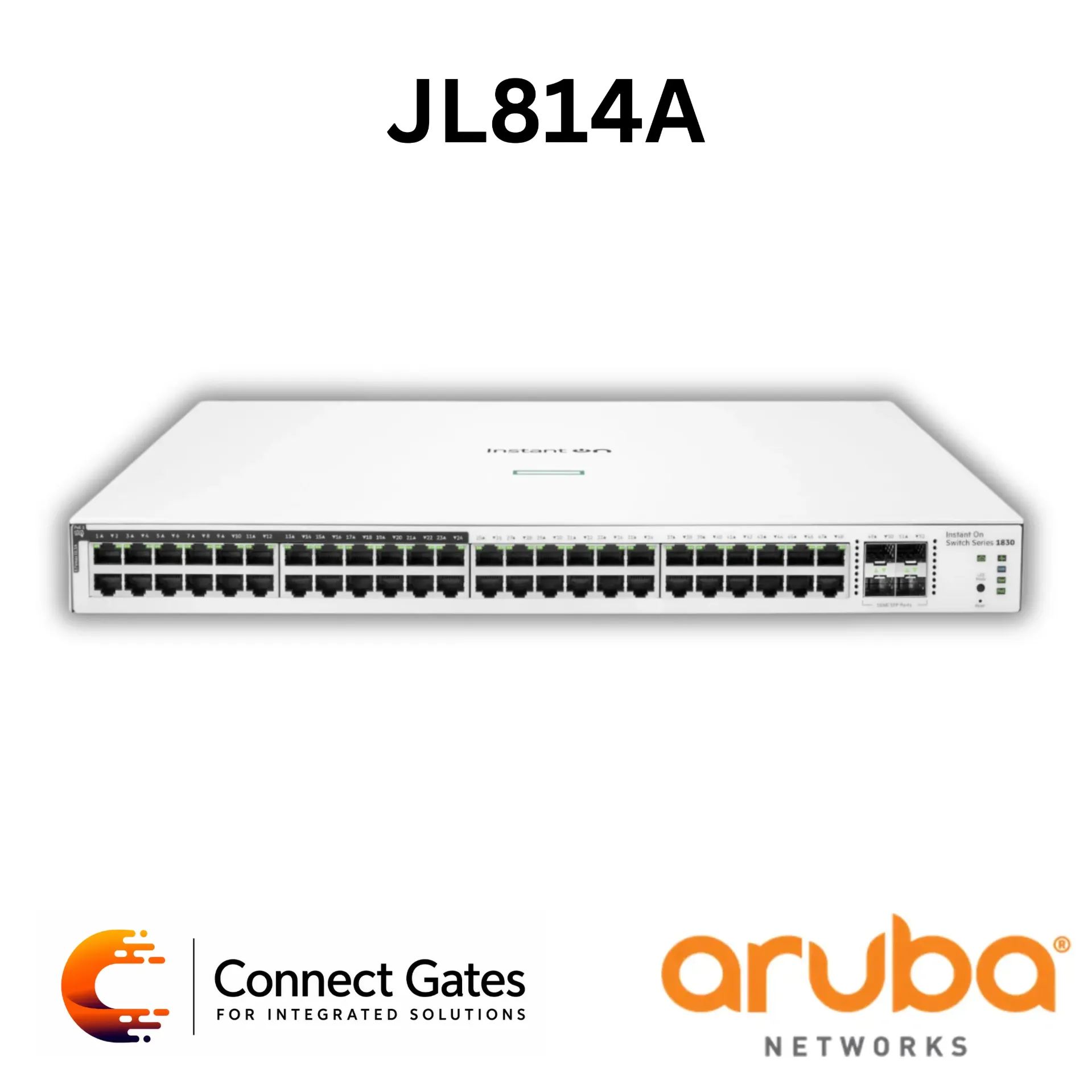 [JL814A] Aruba Instant On JL814A – 1830 48-Port Gigabit Smart Managed Switch with 4 SFP Uplinks