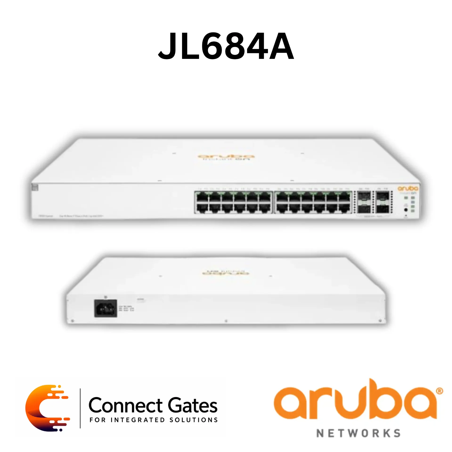 [JL684A] Aruba Instant On JL684A – 1930 24-Port Gigabit Smart Managed PoE Switch with 4 SFP/SFP+ Uplinks & 370W PoE Budget