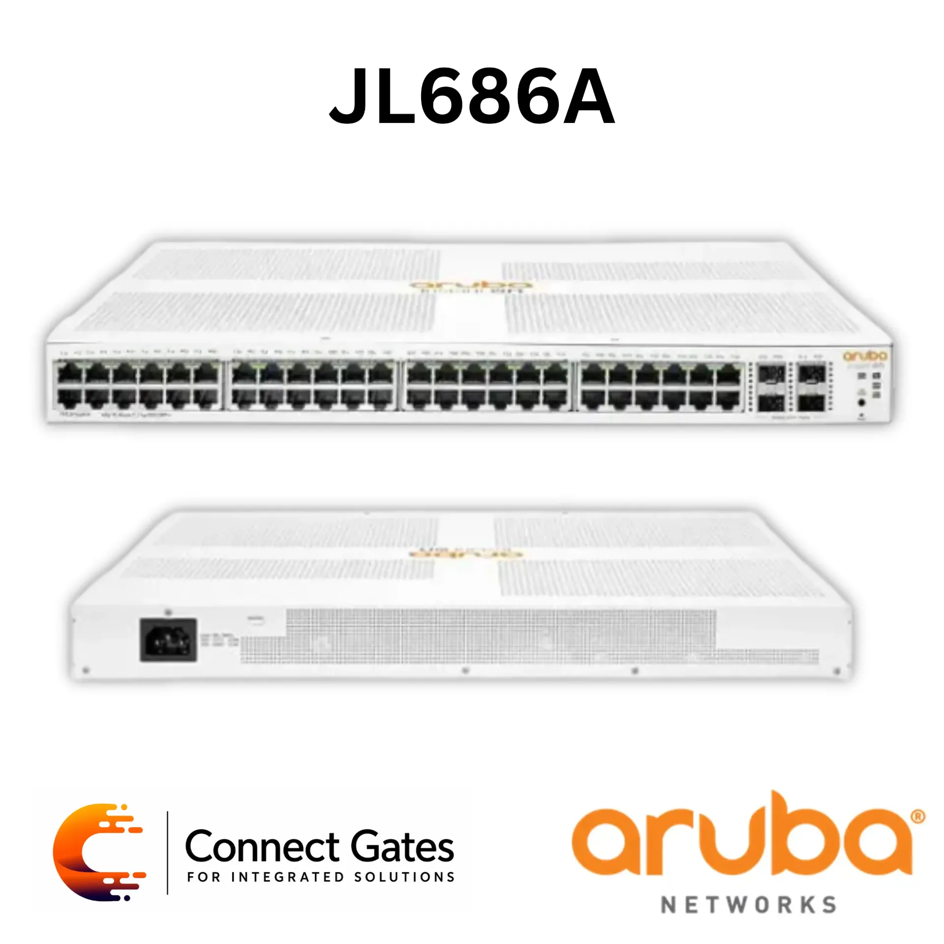 [JL686A] Aruba Instant On JL686A – 1930 48-Port Gigabit Smart Managed PoE Switch with 4 SFP/SFP+ Uplinks & 370W PoE Budget