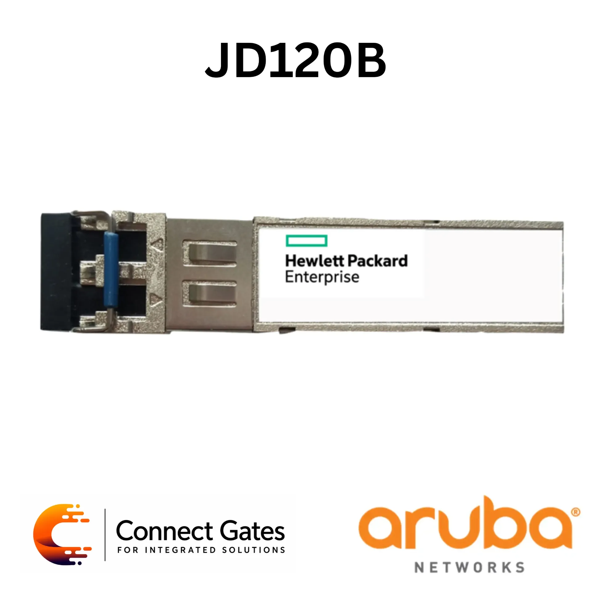 [JD120B] HPE JD120B – X110 100M SFP LC LX Transceiver, 1310nm Single-Mode Fiber, 15km