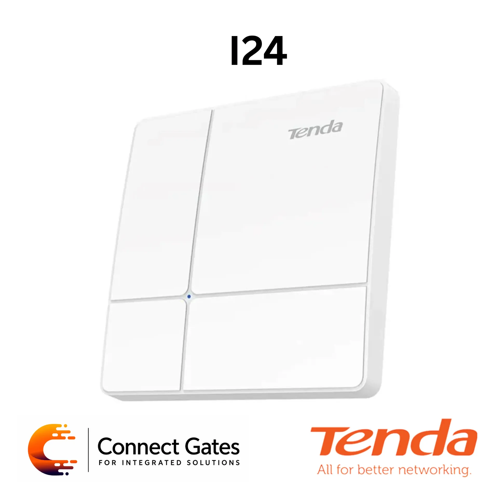 [i24] Tenda i24 – AC1200 Wave 2 Gigabit Ceiling Access Point with MU-MIMO, Dual-Band Wi-Fi, PoE & Centralized Management