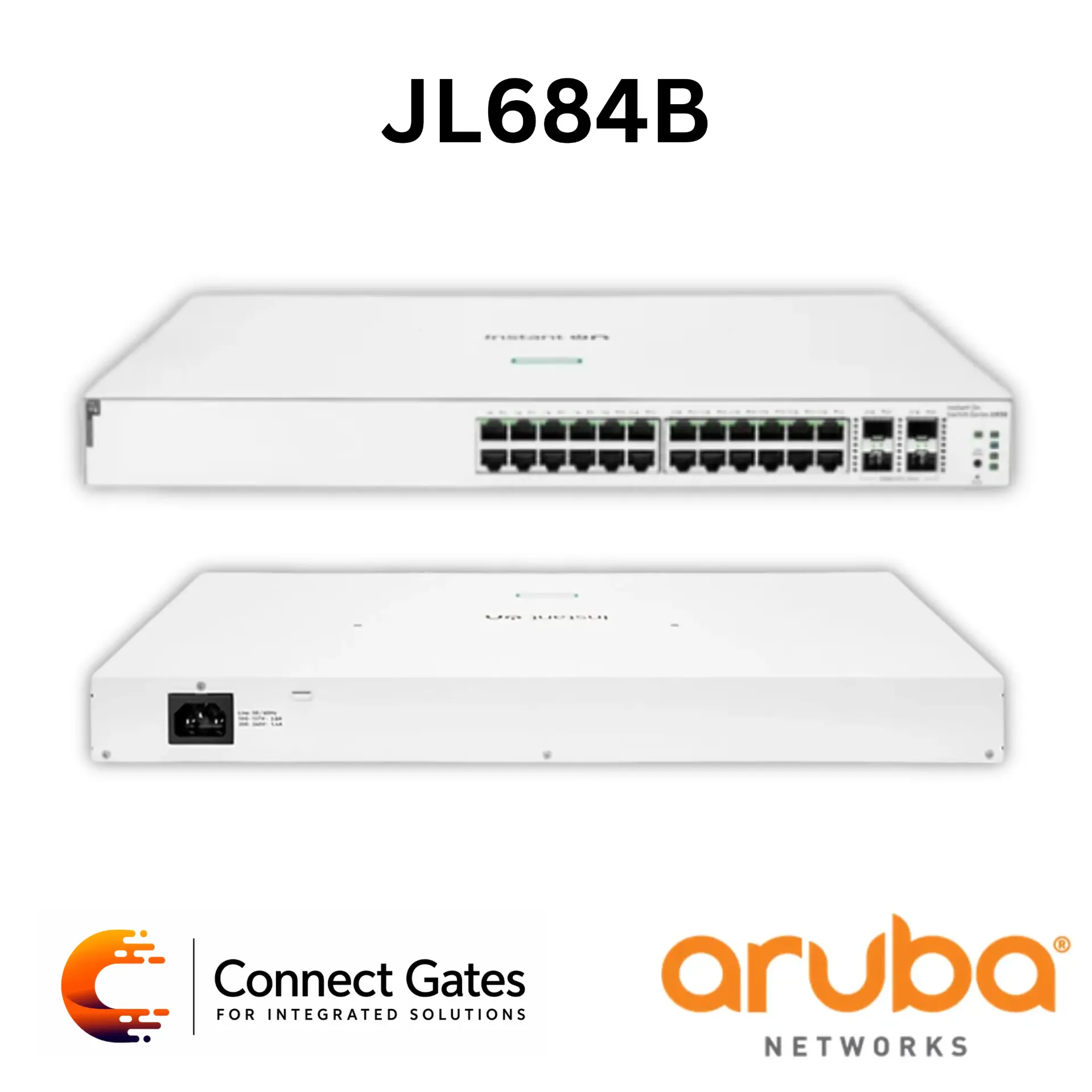 [JL684B] HPE Networking Instant On JL684B – 1930 24-Port Gigabit Smart Managed PoE Switch with 4 SFP/SFP+ Uplinks & 370W PoE Budget