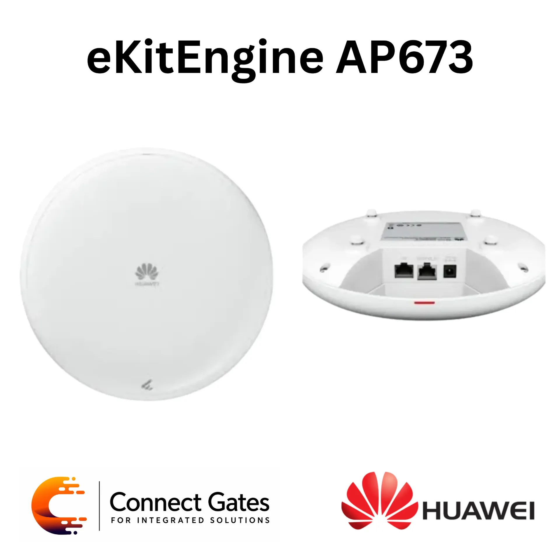 [eKitEngine AP673] Huawei eKitEngine AP673 – Wi-Fi 7 Tri-Radio Indoor Access Point with 13.66Gbps Device Rate & 5GE Uplink