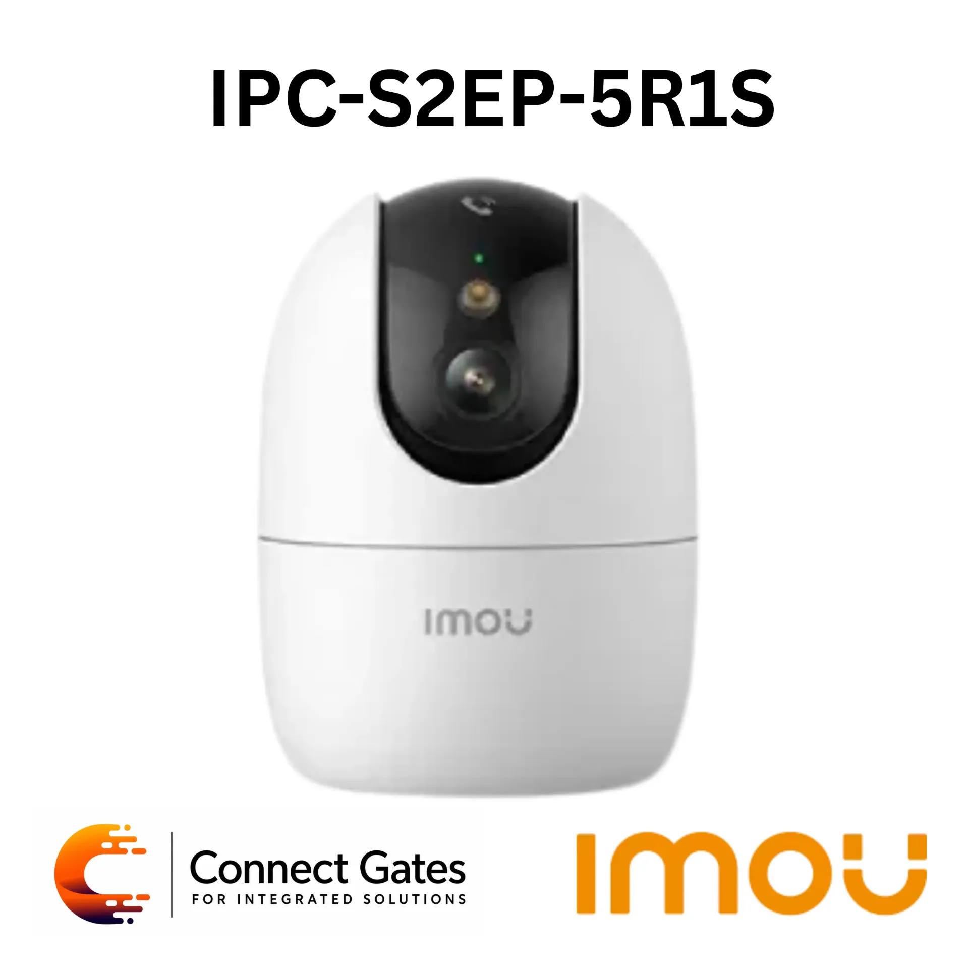 [IPC-S2EP-5R1S] Imou Ranger 2 Pro 5MP – 5MP H.265 Wi-Fi Pan & Tilt Camera with Dual-Band Wi-Fi 6, Human & Pet Detection, One-Touch Call & Smart Tracking