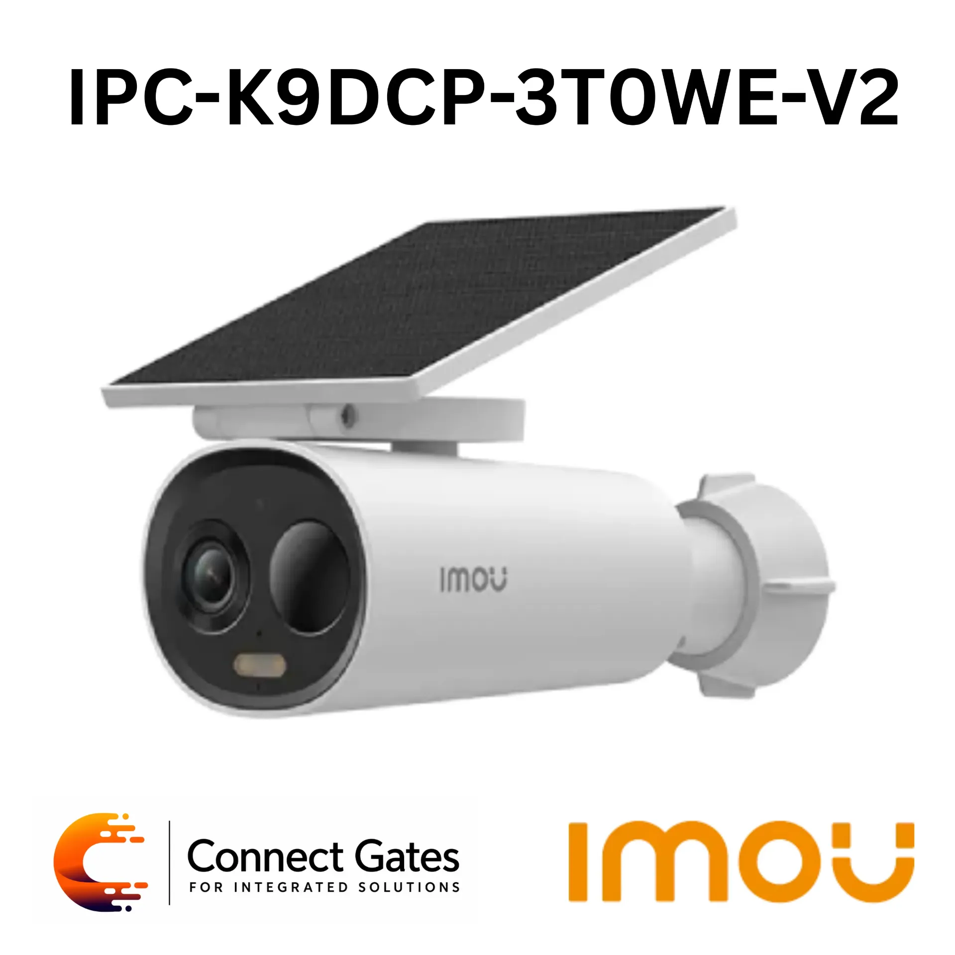 [IPC-K9DCP-3T0WE-V2] Imou IPC-K9DCP-3T0WE-V2 – Cell 3C All-in-One 3MP Wi-Fi Battery Camera with Solar Panel, PIR Human Detection & IP66