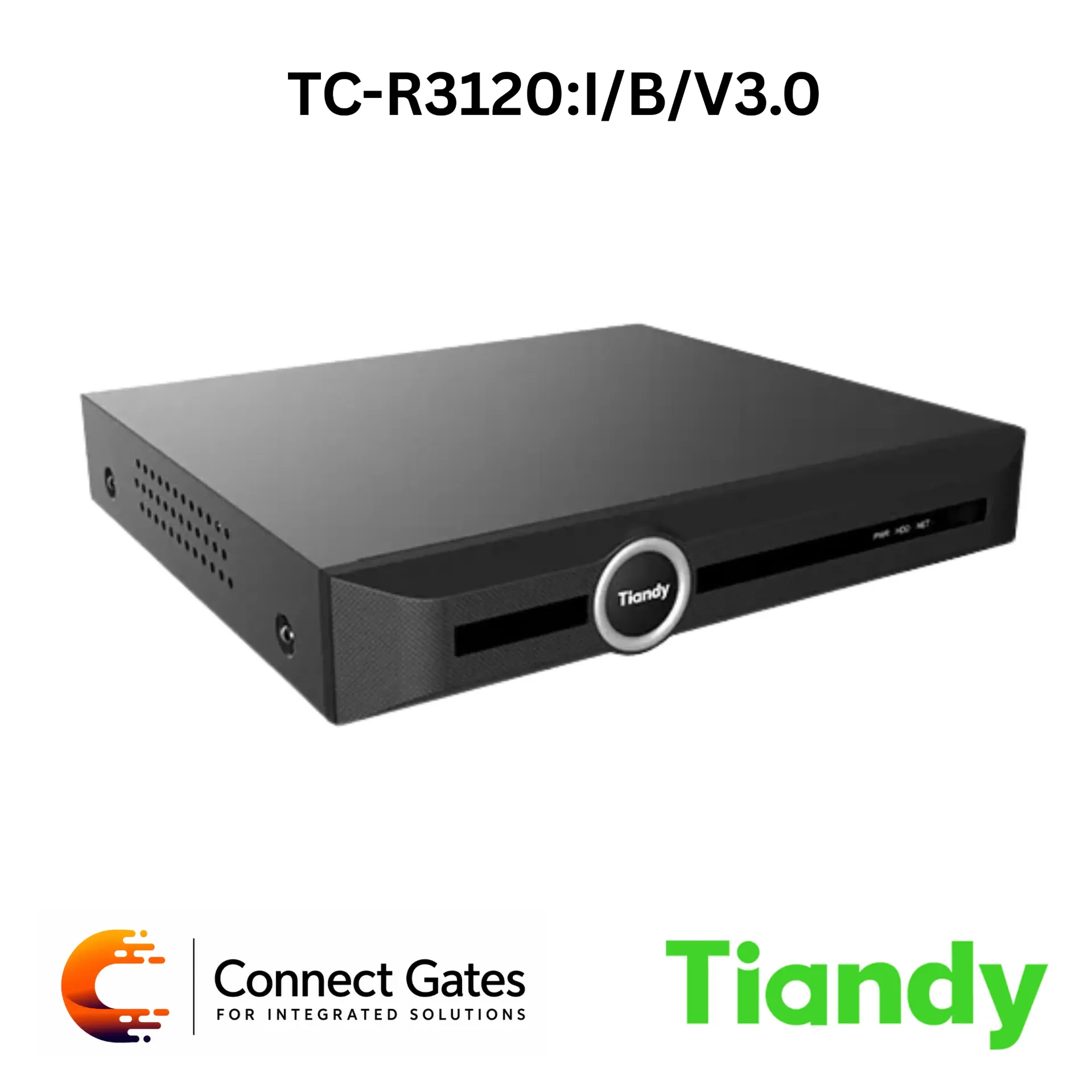 [TC-R3120:I/B/V3.0] Tiandy TC-R3120/B/V3.0 – NVR 20ch H.265 1HDD TC-R3120