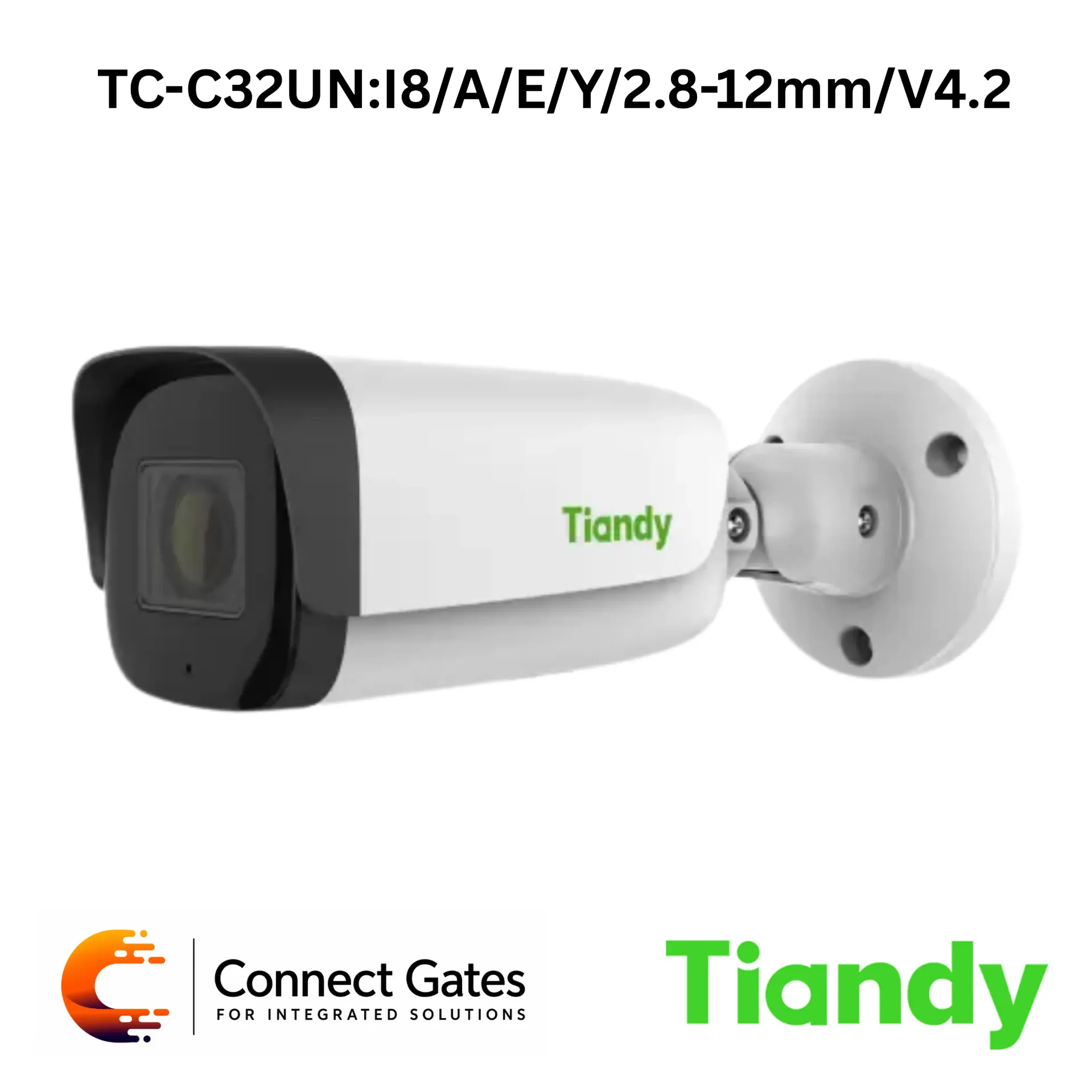 [TC-C32UN:I8/A/E/Y/2.8-12mm/V4.2] Tiandy TC-C32UN/A/E/Y/2.8-12mm/V4.2 – 2MP Motorized IR Bullet Camera
