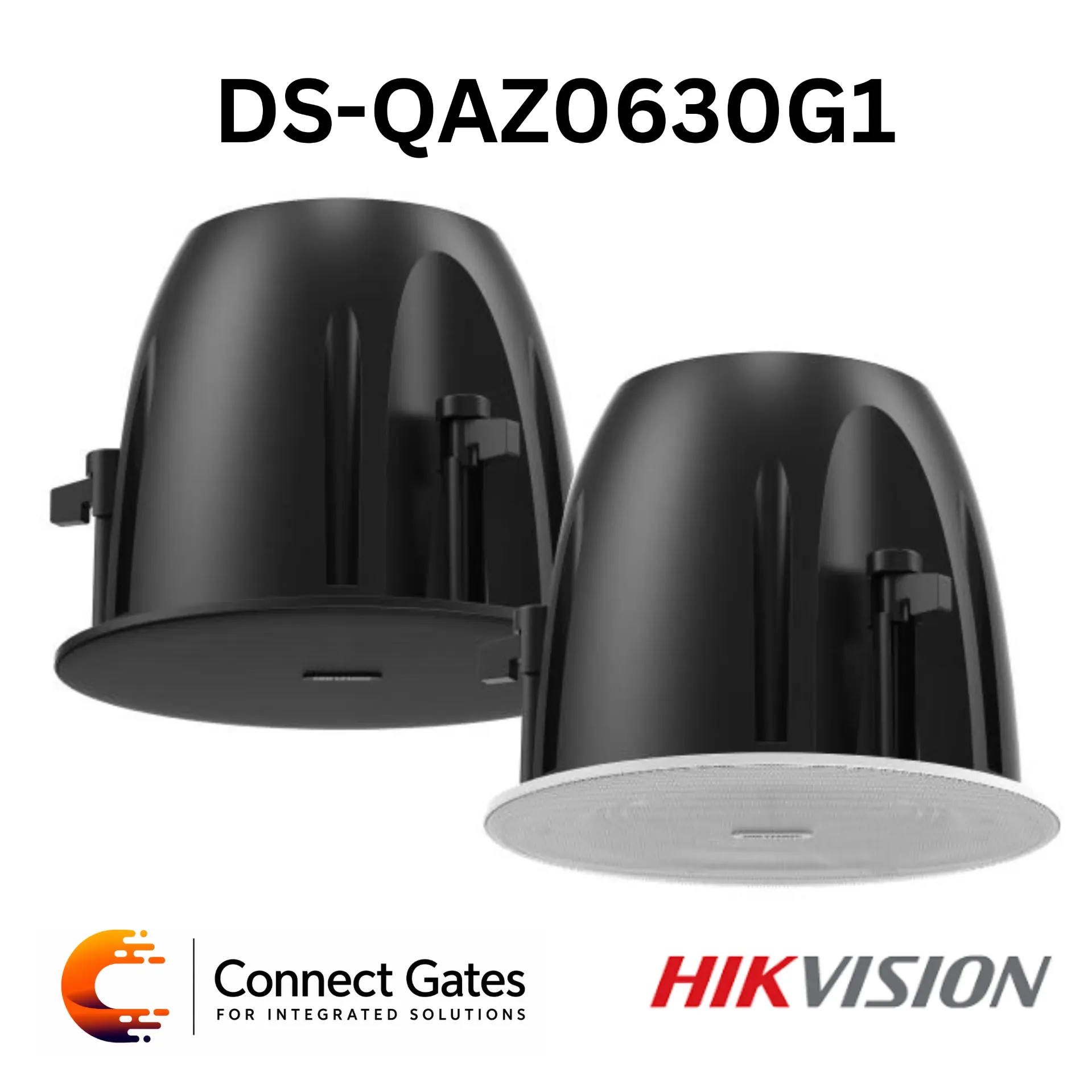 [DS-QAZ0630G1] Hikvision DS-QAZ0630G1 – 30W Analog Frameless Ceiling Speaker with 100V / 70V / 8Ω Input