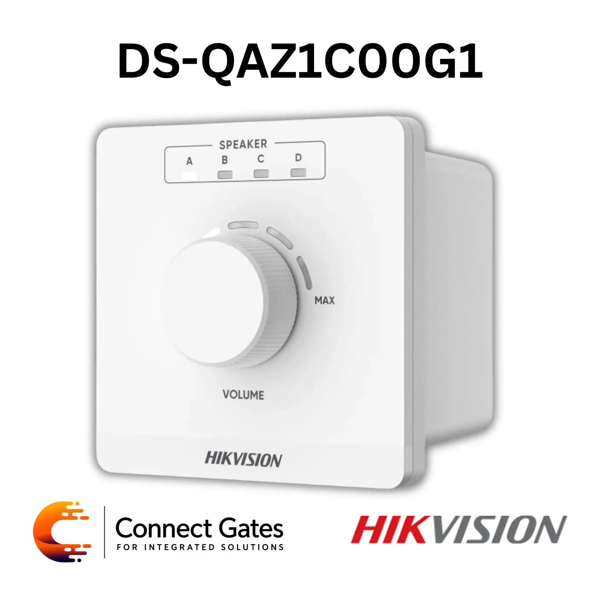Hikvision DS-QAZ1C00G1 – Network Volume Controller for Network Speakers & Amplifiers