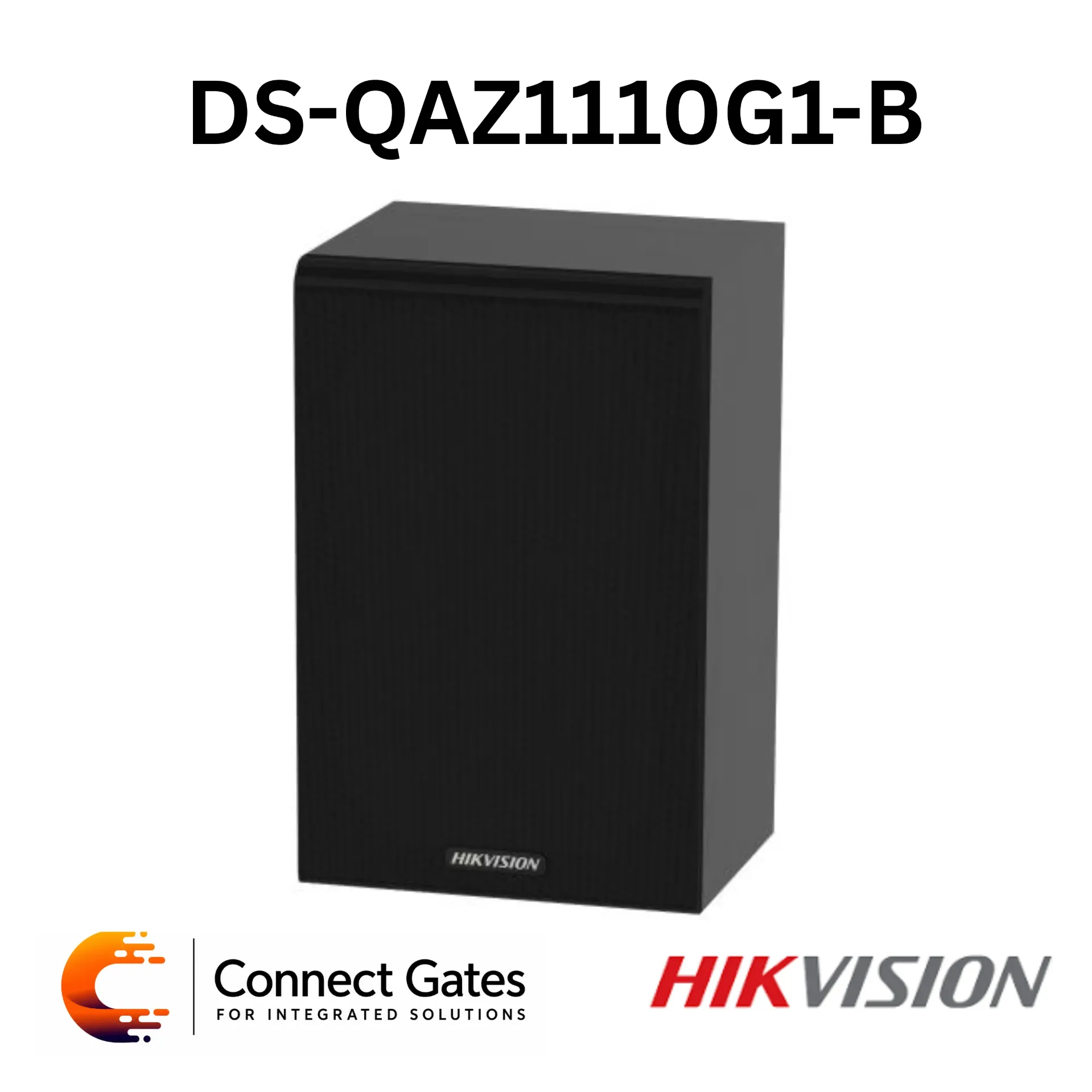 Hikvision DS-QAZ1110G1-B – 10W Network Cabinet Speaker with Bluetooth, Two-Way Audio, TTS & Secondary Speaker Output