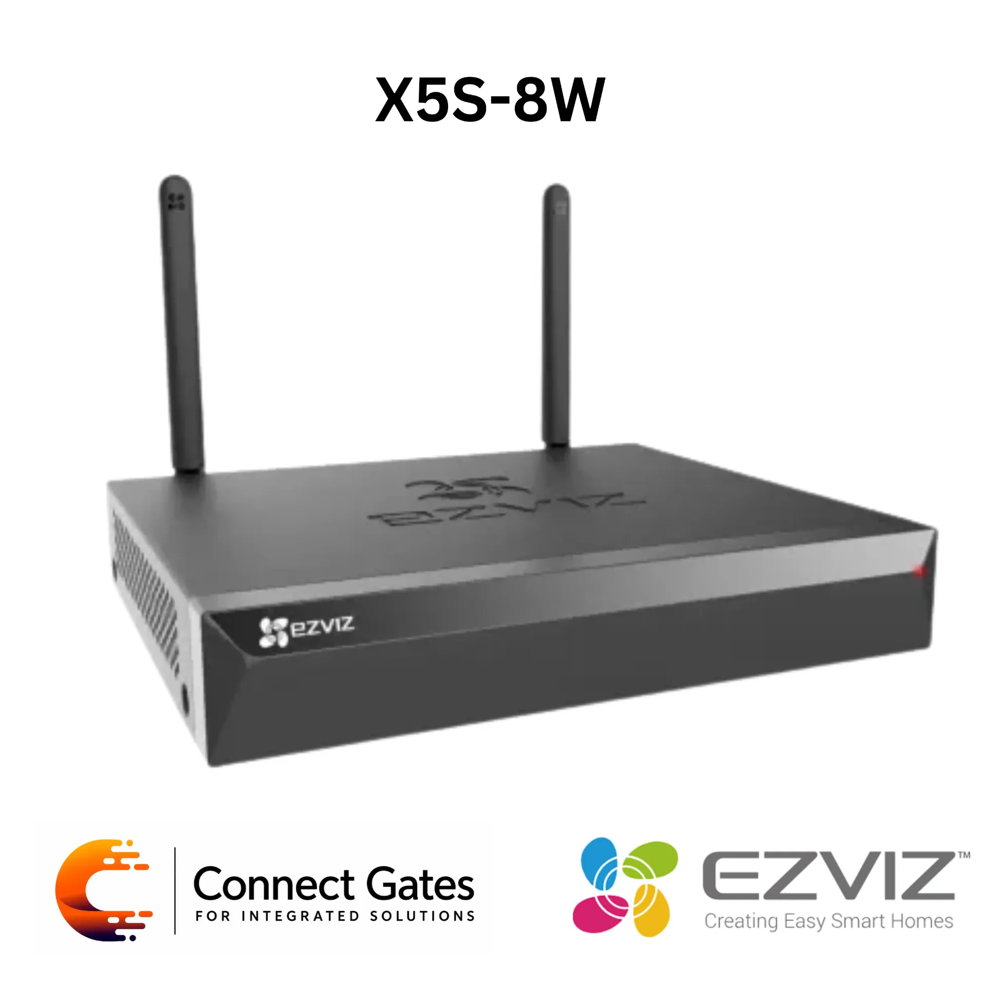 [CS-X5S-R100-8W] EZVIZ CS-X5S-R100-8W 8-Channel Wireless NVR with HDMI & VGA Outputs