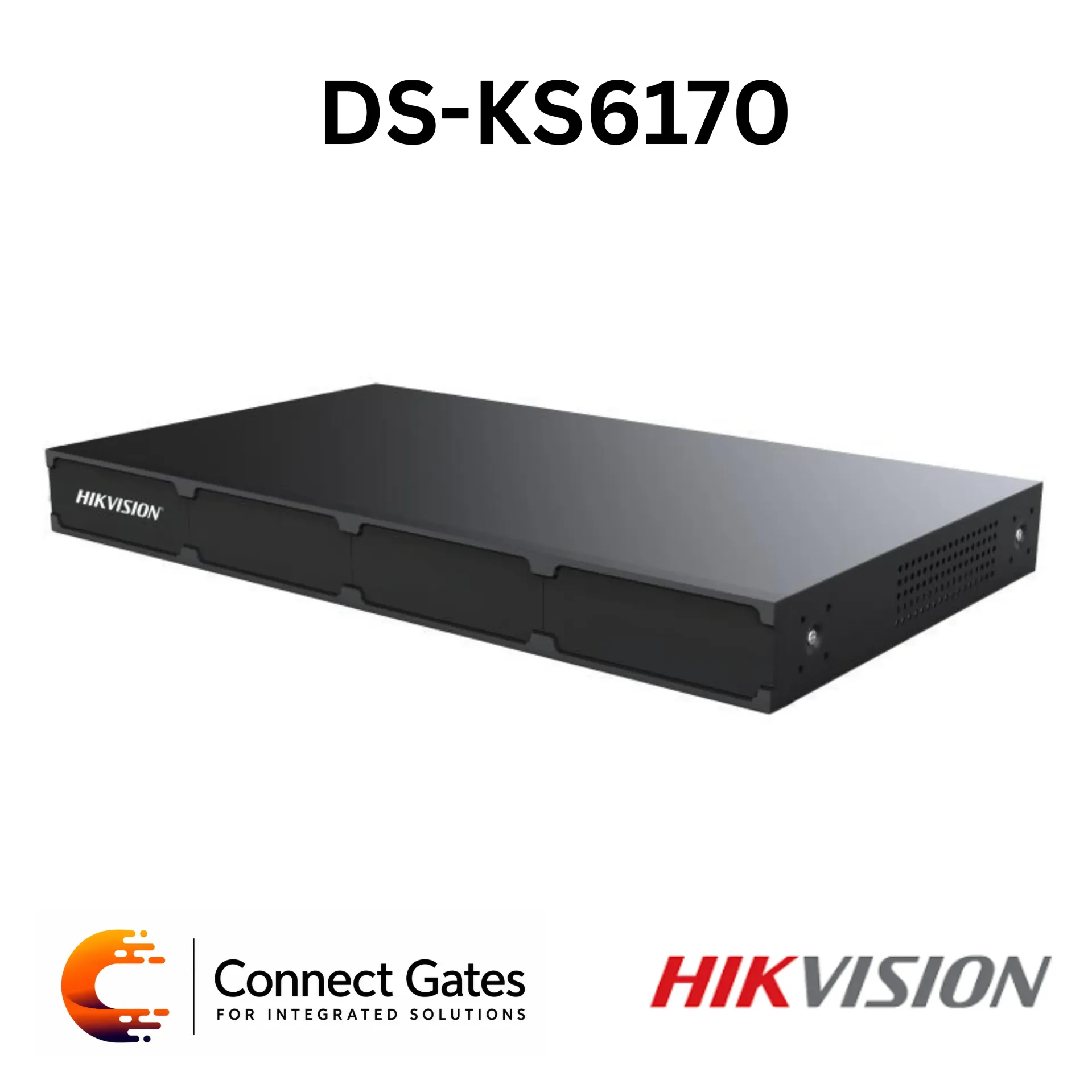 [DS-KS6170] Hikvision DS-KS6170 SIP Server – Up to 500 SIP Extensions, 120 Concurrent Calls, Dual Gigabit LAN, 1 SATA HDD, MicroSD Slot, Expansion Board Support, 100–240VAC.