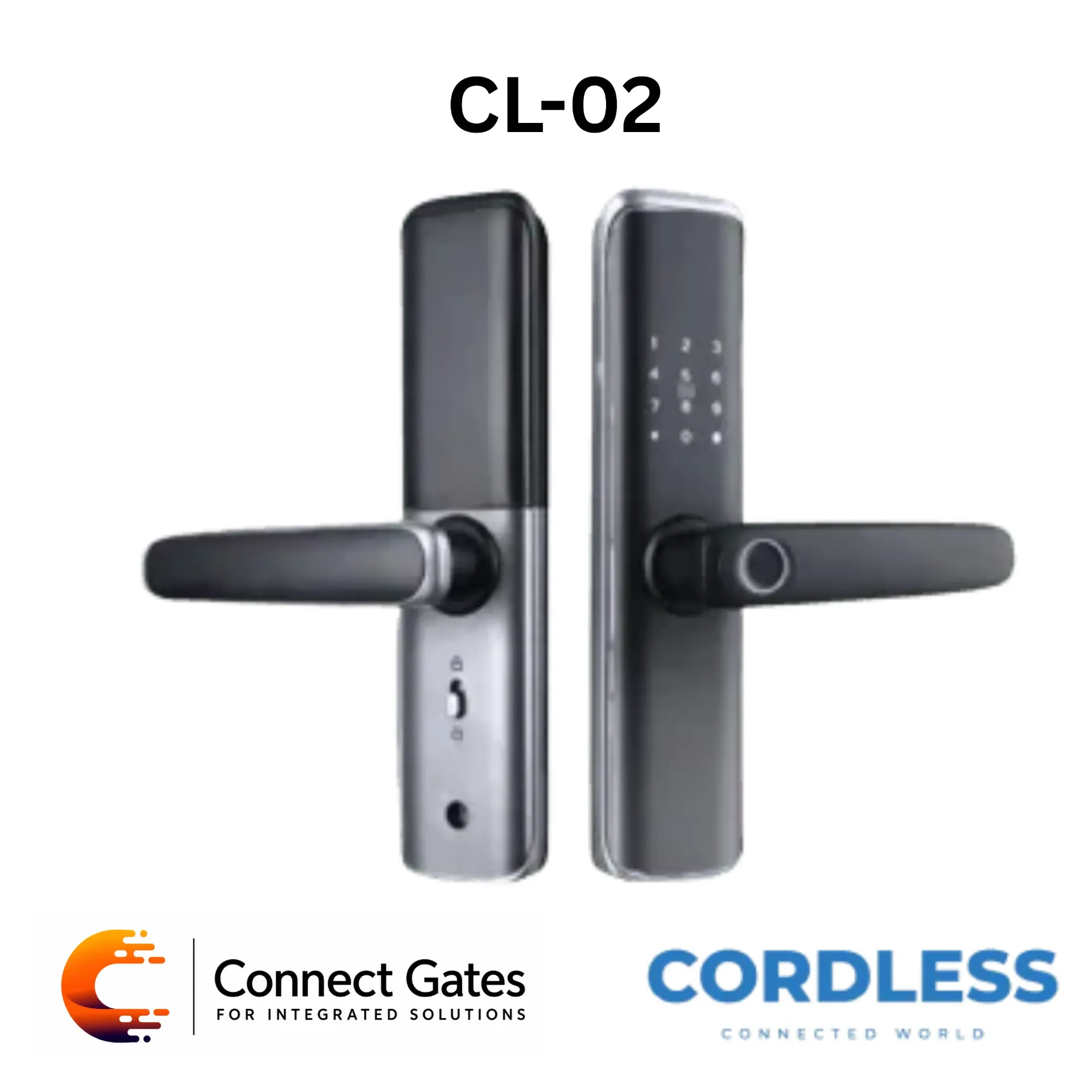 [CL-02G] Cordless CL-02G Smart Touch Wall Switch 2-Gang Groove – Wi-Fi App Control, Touch Panel, Smart Timer, Voice Control.