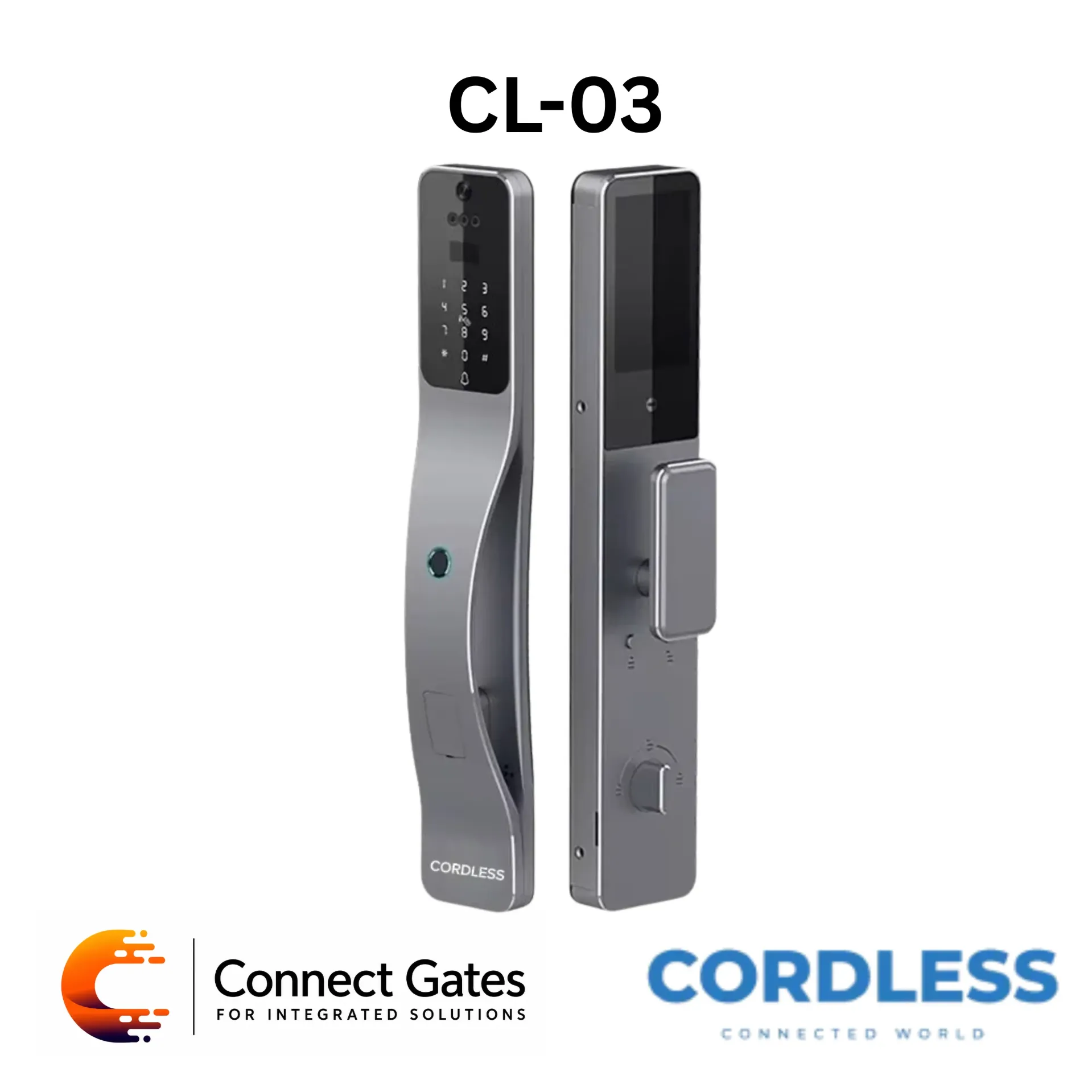 [CL-03G] Cordless CL-03G Smart Touch Wall Switch 3-Gang – Wi-Fi App Control, Touch Panel, Smart Timer, Modern Smart Lighting Control.