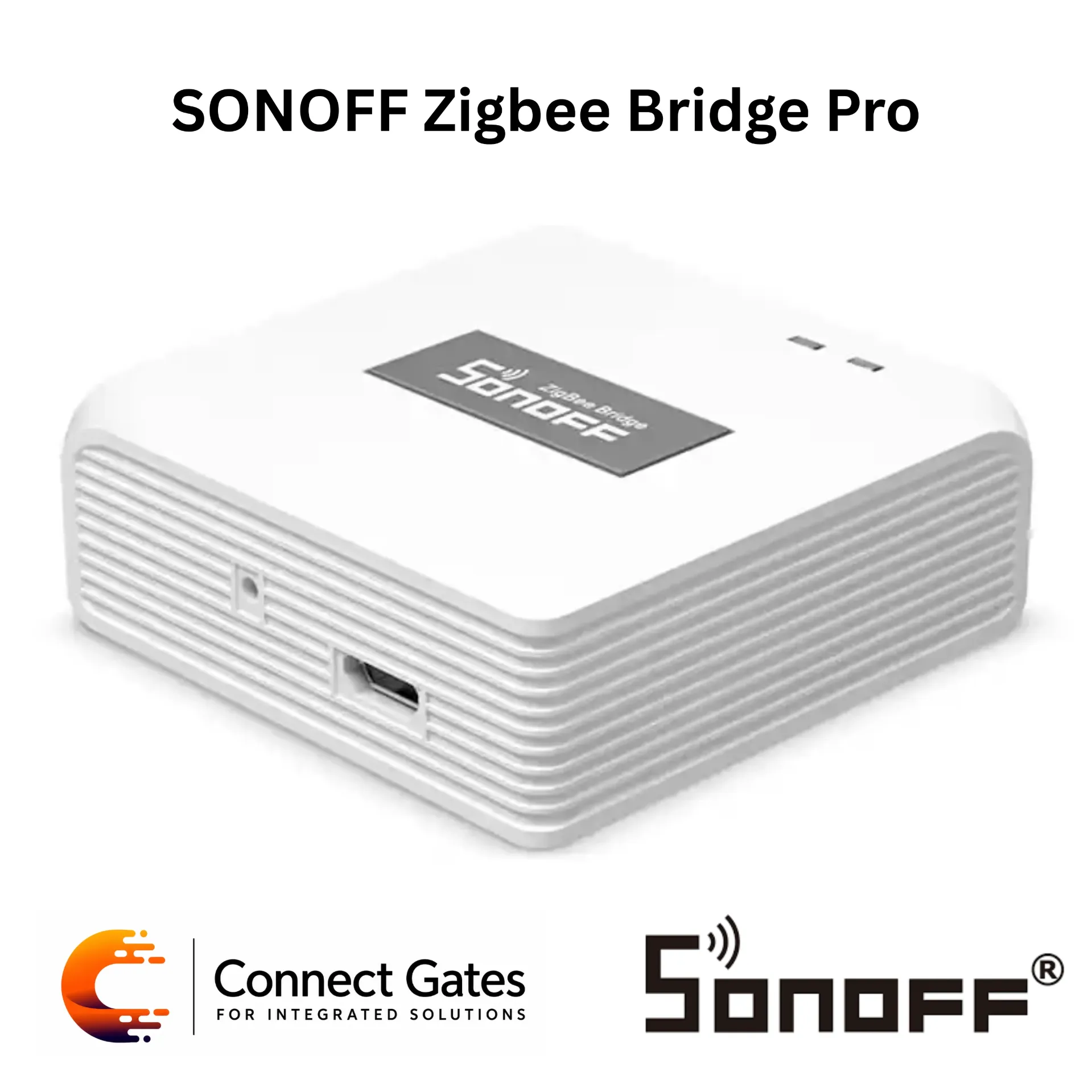 [SONOFF Zigbee Bridge Pro] SONOFF Zigbee Bridge Pro – ZBBridge-P | Zigbee 3.0 Smart Gateway, 128 Sub-Devices, Smart Security, Wi-Fi Bridge for eWeLink.