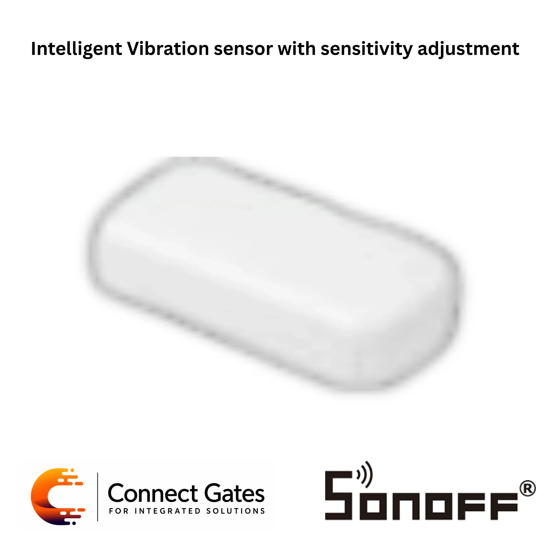 [Intelligent Vibration sensor] Intelligent Vibration Sensor with Sensitivity Adjustment – Smart Vibration / Shock Sensor | Zigbee Vibration Detection, Adjustable Sensitivity, Smart Life / Tuya App Alerts.